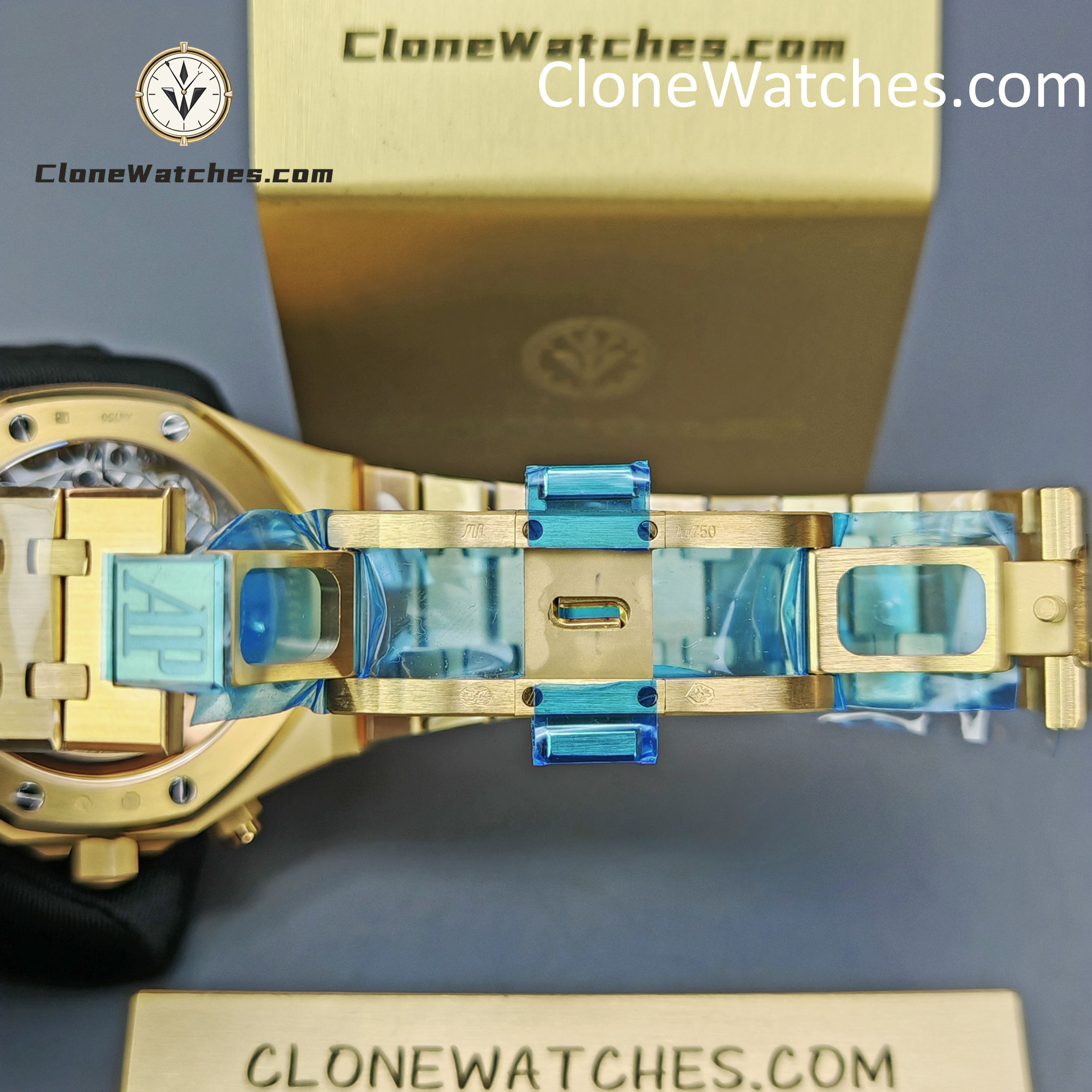 Audemars Piguet Super Clone Watches 1:1 Royal Oak Smoked Gold Dial 26240BA Selfwinding Chronograph
