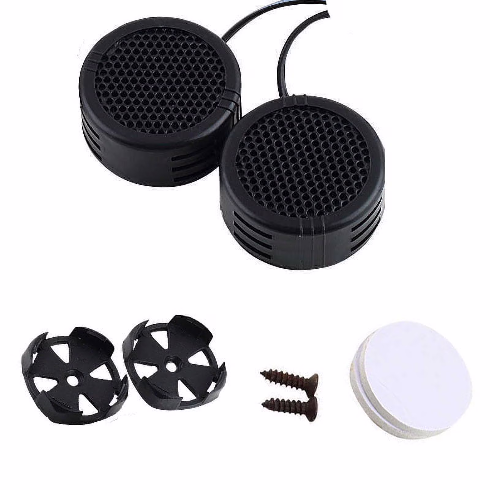 Dome Tweeter Speakers 2 Pack For Car, 500W High Power Super Sound, Car Audio Dome Tweeters With Built In Crossovers