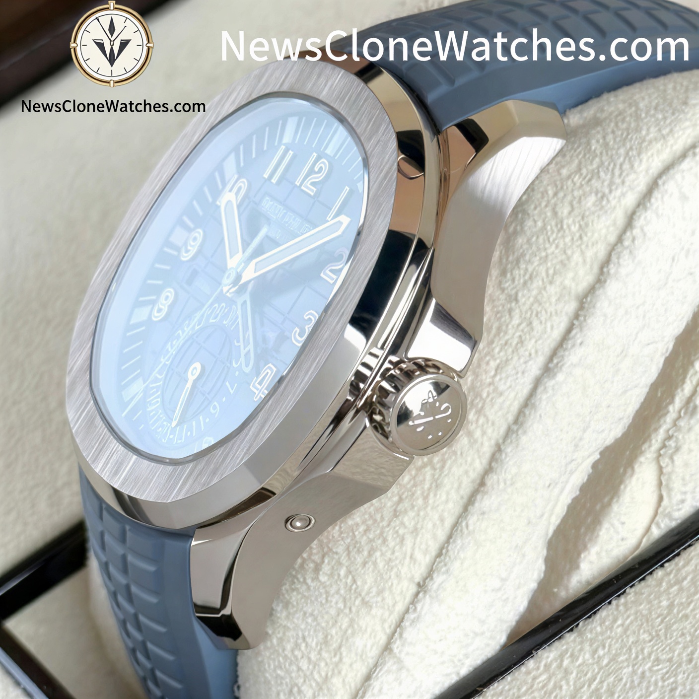 Clone Patek Philippe Aquanaut 5164G 001 White Gold