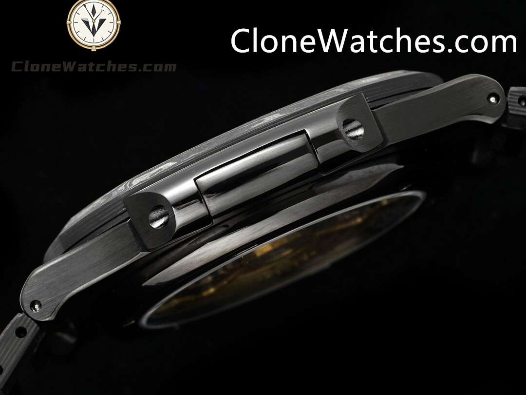 Modified Super Clone Watches 1:1 DiW Patek Philippe Nautilus 5711 BLACK GRAIL KHAKI