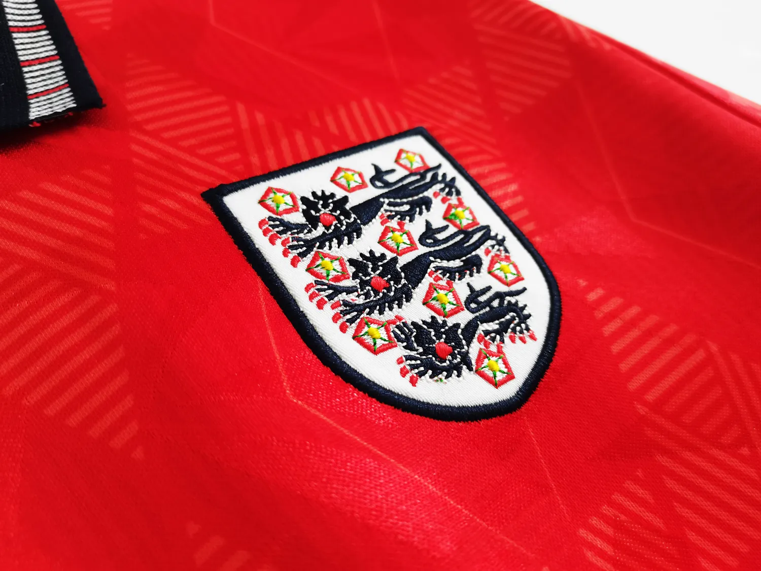 1990 England away red retro jersey