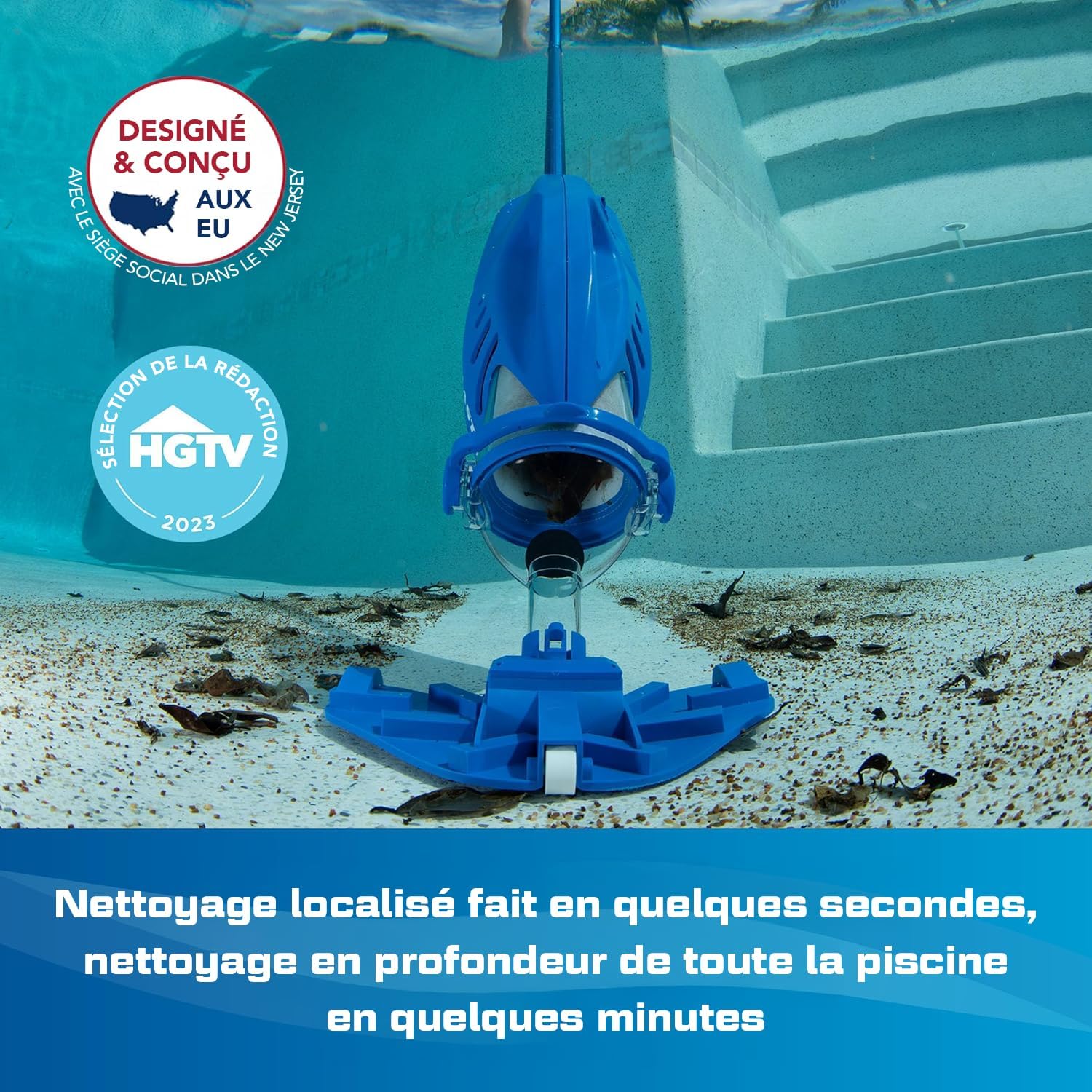 Aspirateur piscine Pool Blaster Max Li sans fil moteur P30 pour piscine et spa