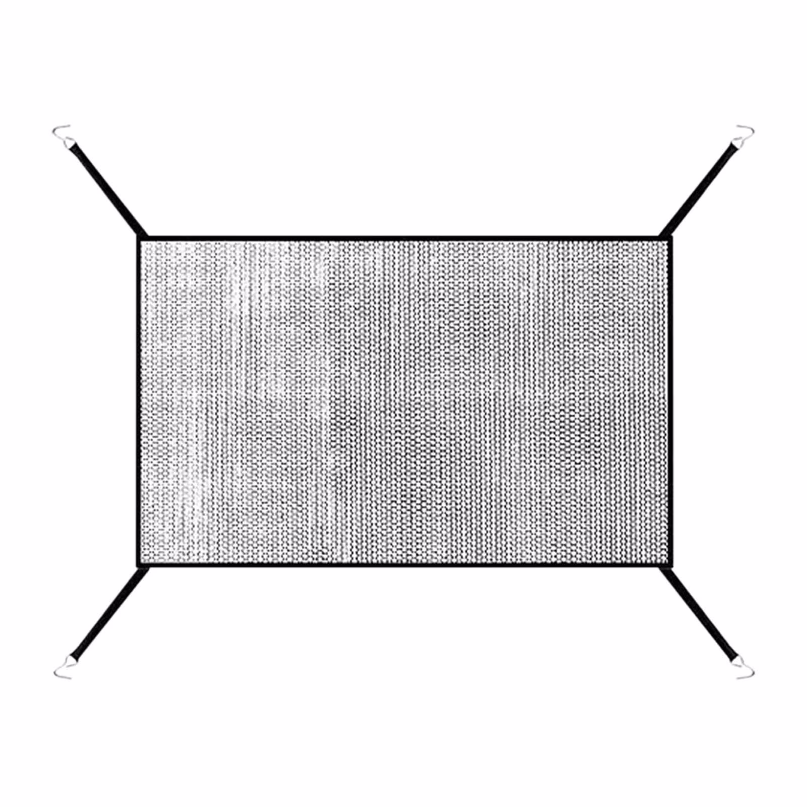 Car Grill Protection Mesh, Durable Rock Guard Screen, Universal Fit Front Grille Net, Washable Reusable Debris Filter