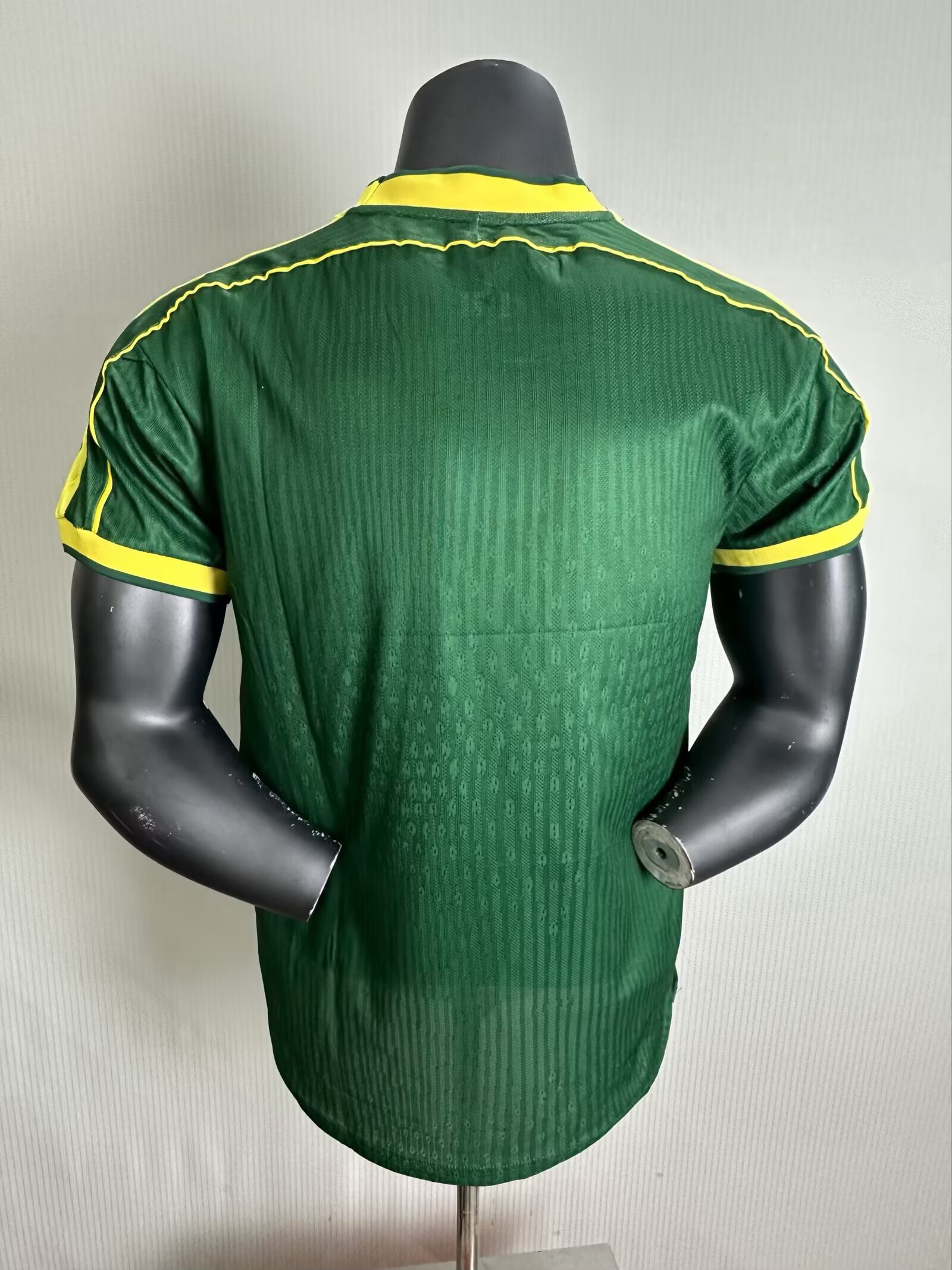 1998 Brazil Green Retro Jersey - Player Edition