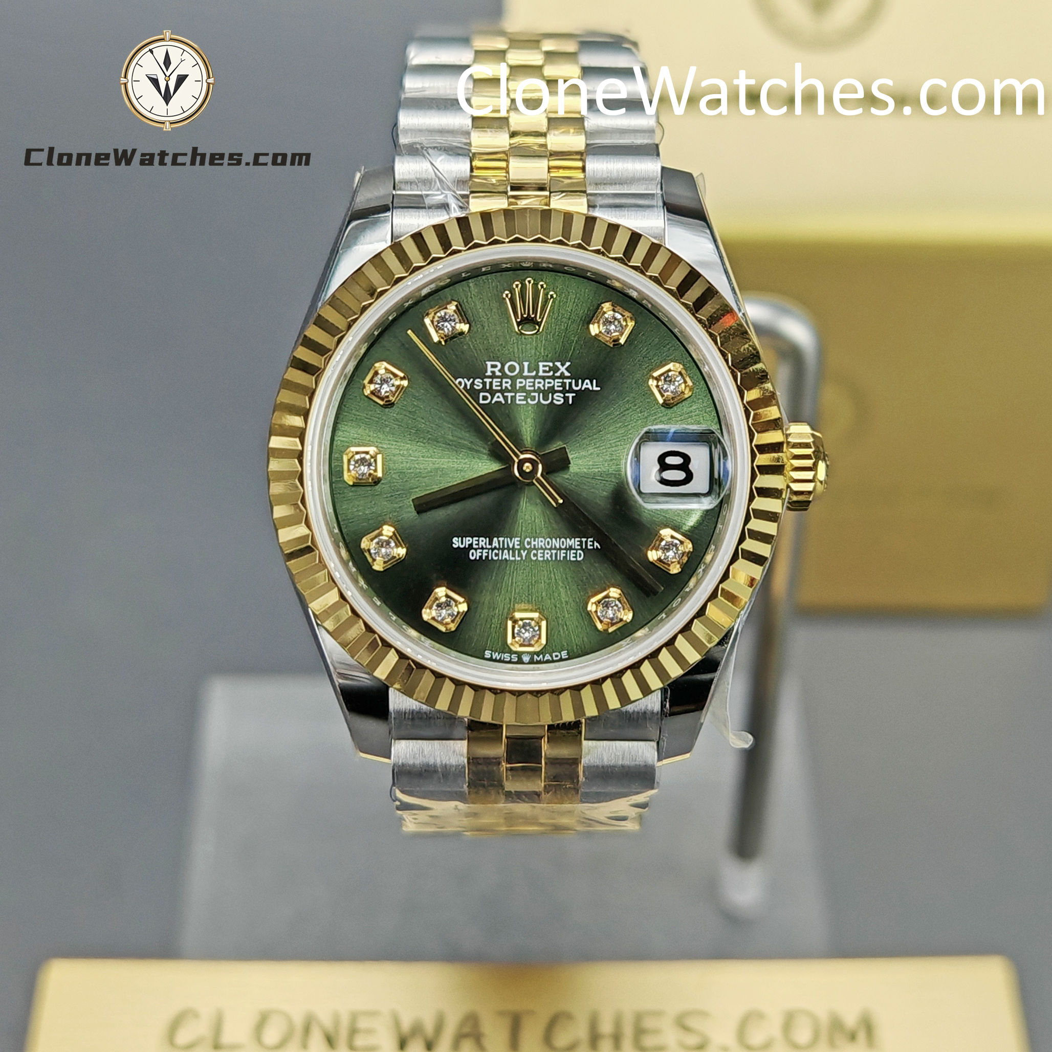 Rolex Super Clone Watches 1:1 DateJust m278273-0030 Jubilee 31MM 2236 Movement