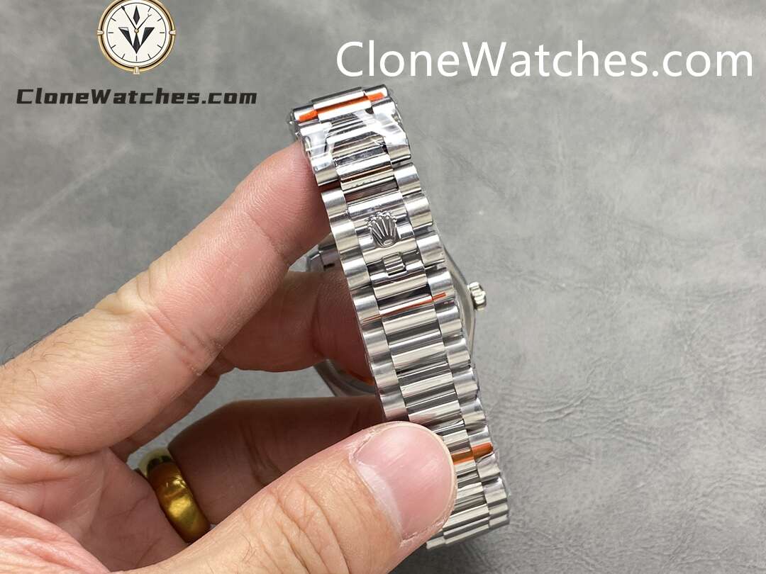 Rolex Super Clone Watches 1:1 Day Date Gradient Blue Dial 36mm m128239-0023 3255 Movement