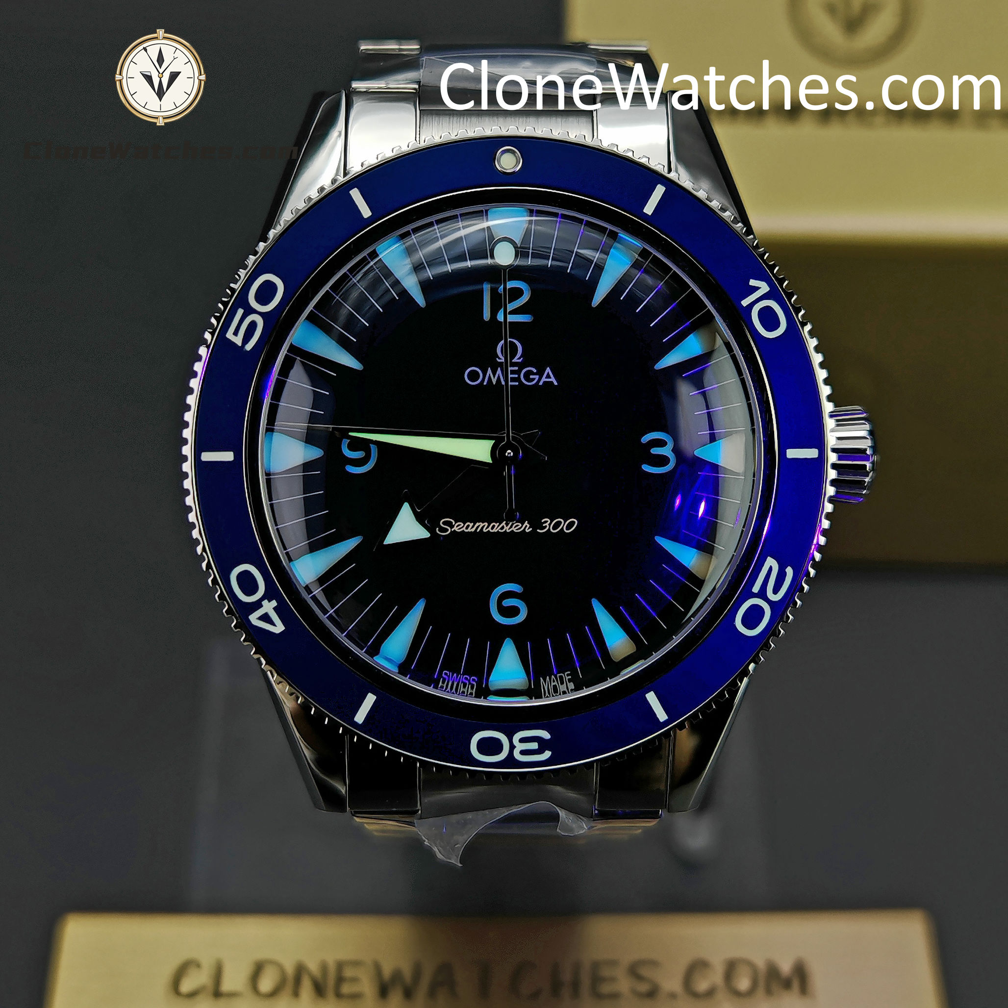 OMEGA Super Clone Watches 1:1 Seamaster 300M 234.30.41.21.03.001 41MM