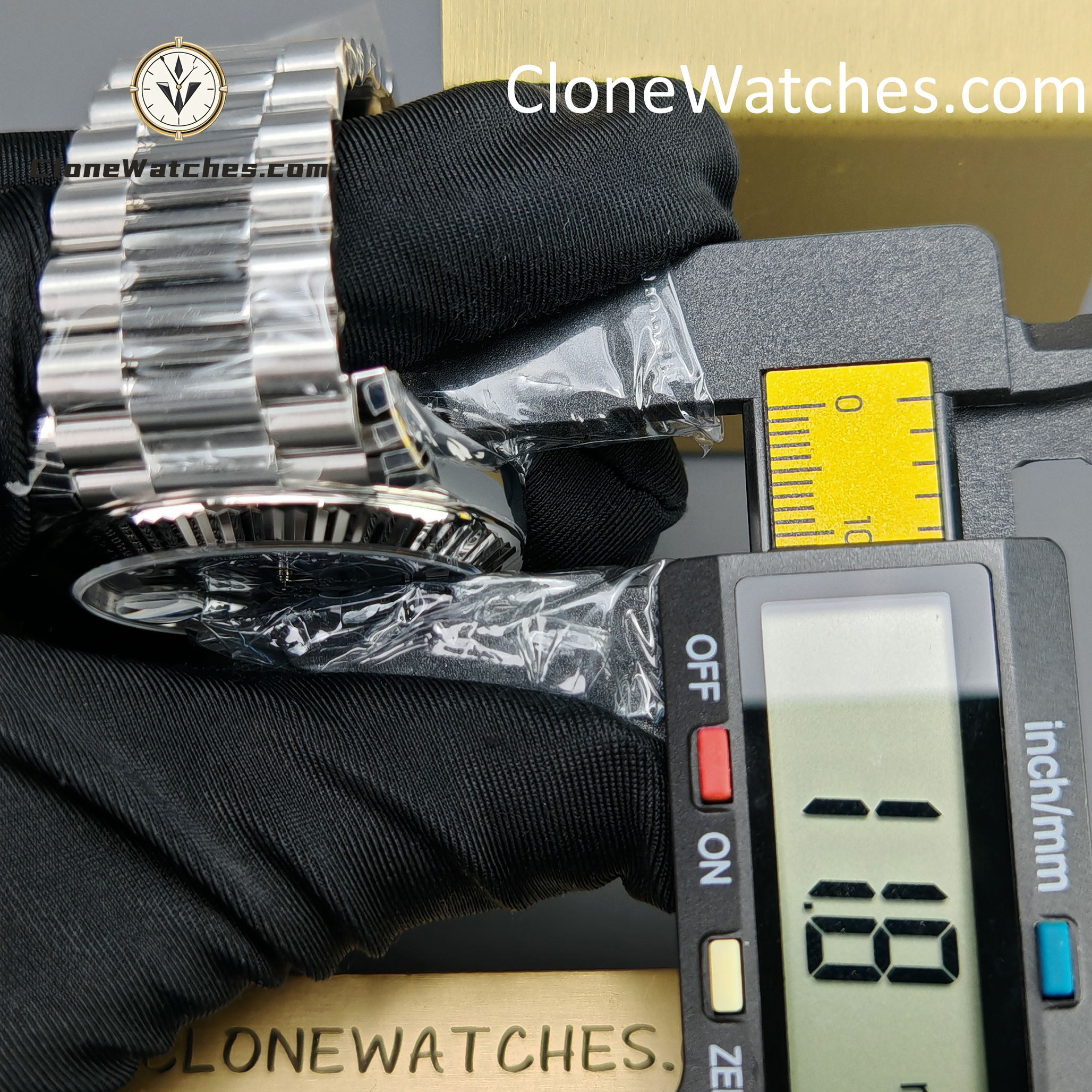Rolex Super Clone Watches 1:1 Day Date Blue Dial 40mm m228239-0007 VSF Version 3255 Movement