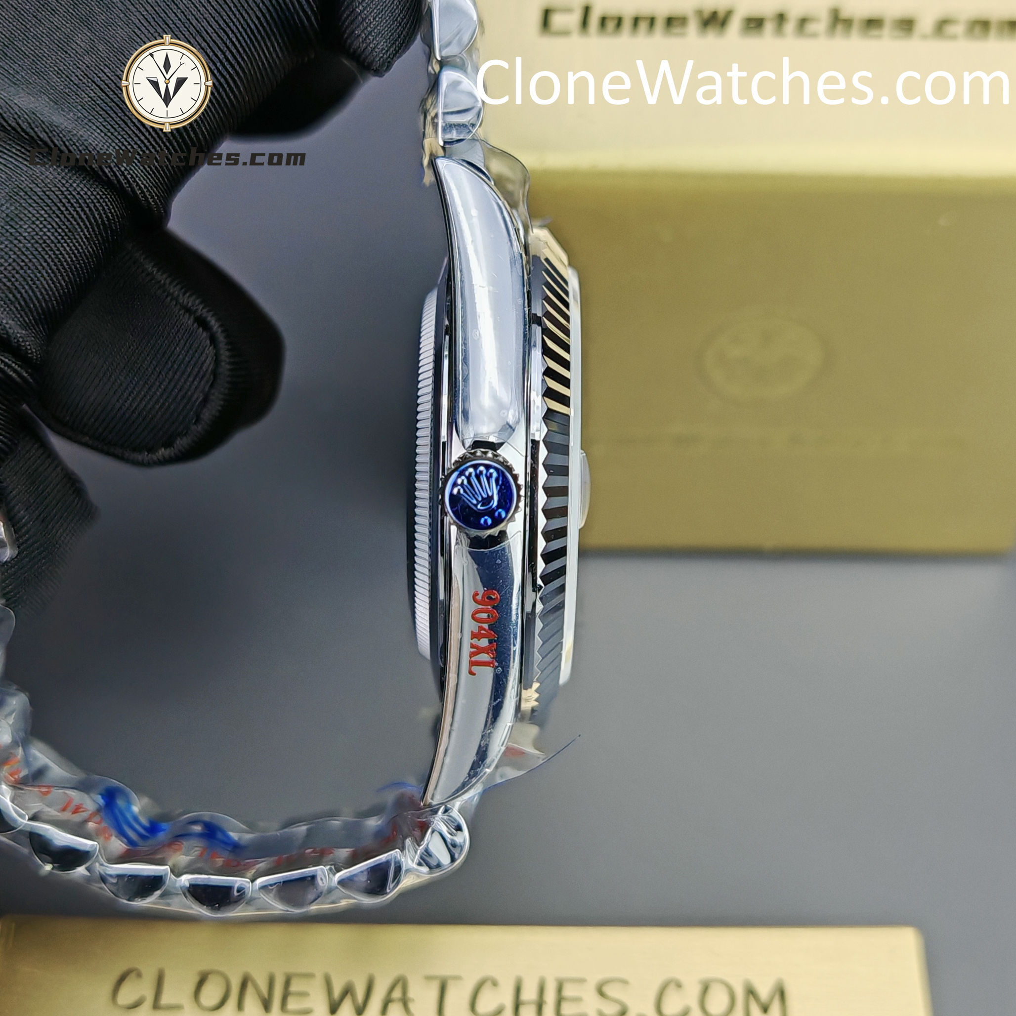 Rolex Super Clone Watches 1:1 Day Date Blue Dial 40mm m228239-0076 3255 Movement