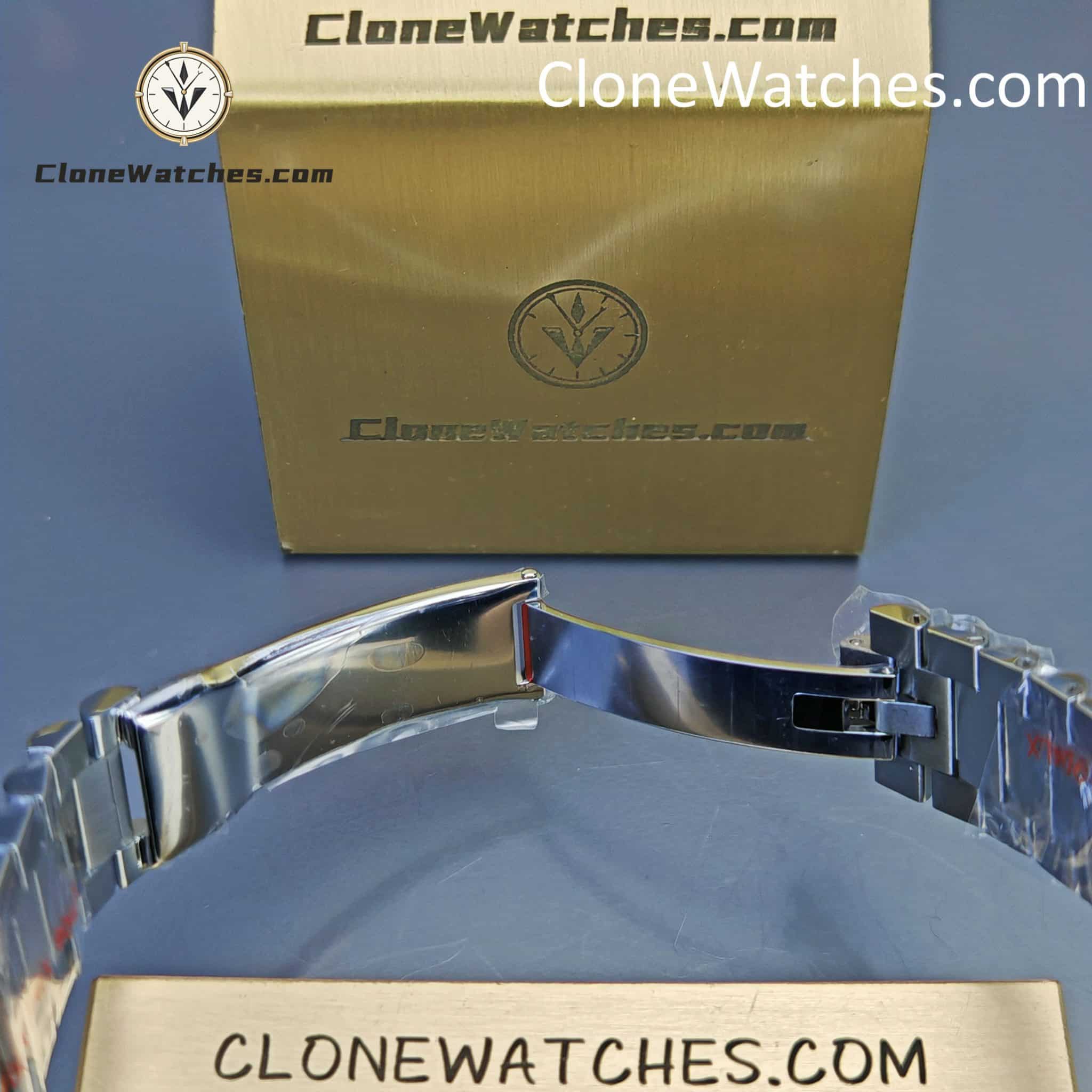 Rolex Super Clone Watches 1:1 Day Date Ice Blue Diamond Bezel Dial 36mm m128396tbr-0003 3255 Movement
