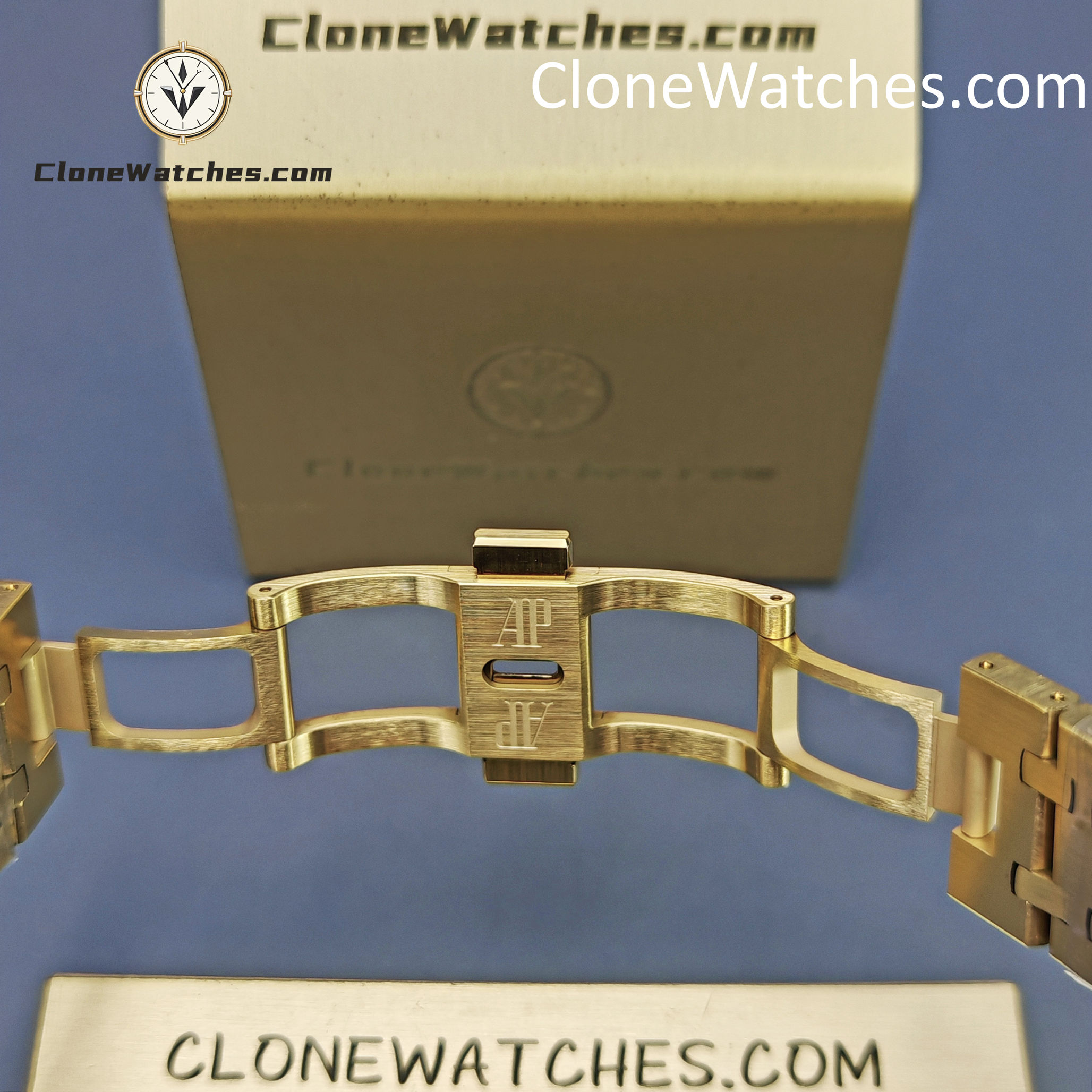 Audemars Piguet Super Clone Watches 1:1 Royal Oak 18K Gold 15407 Skeleton Dial