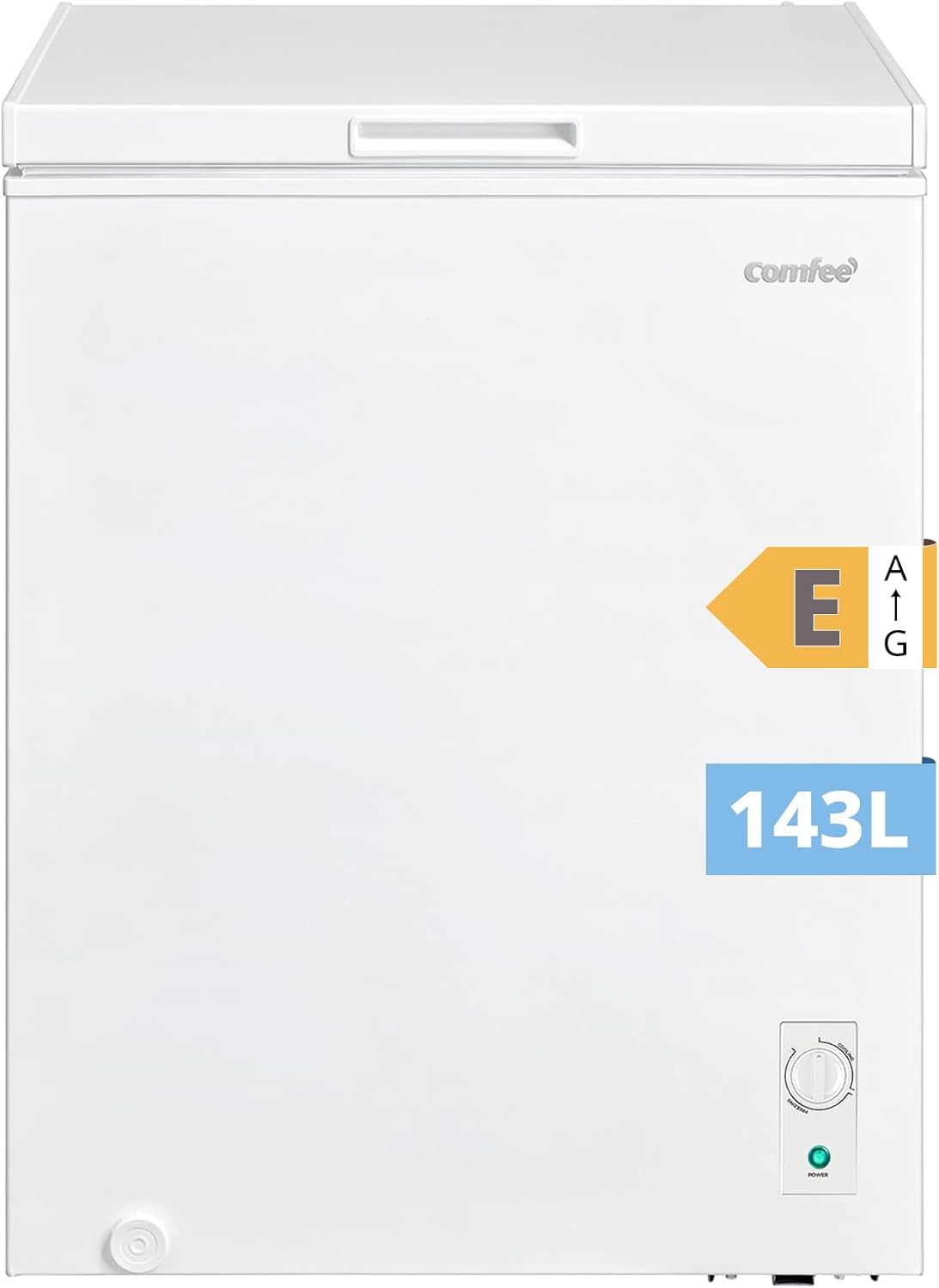 Congélateur coffre RCC146WH2EU 143L convertible compresseur inverter 4 étoiles blanc