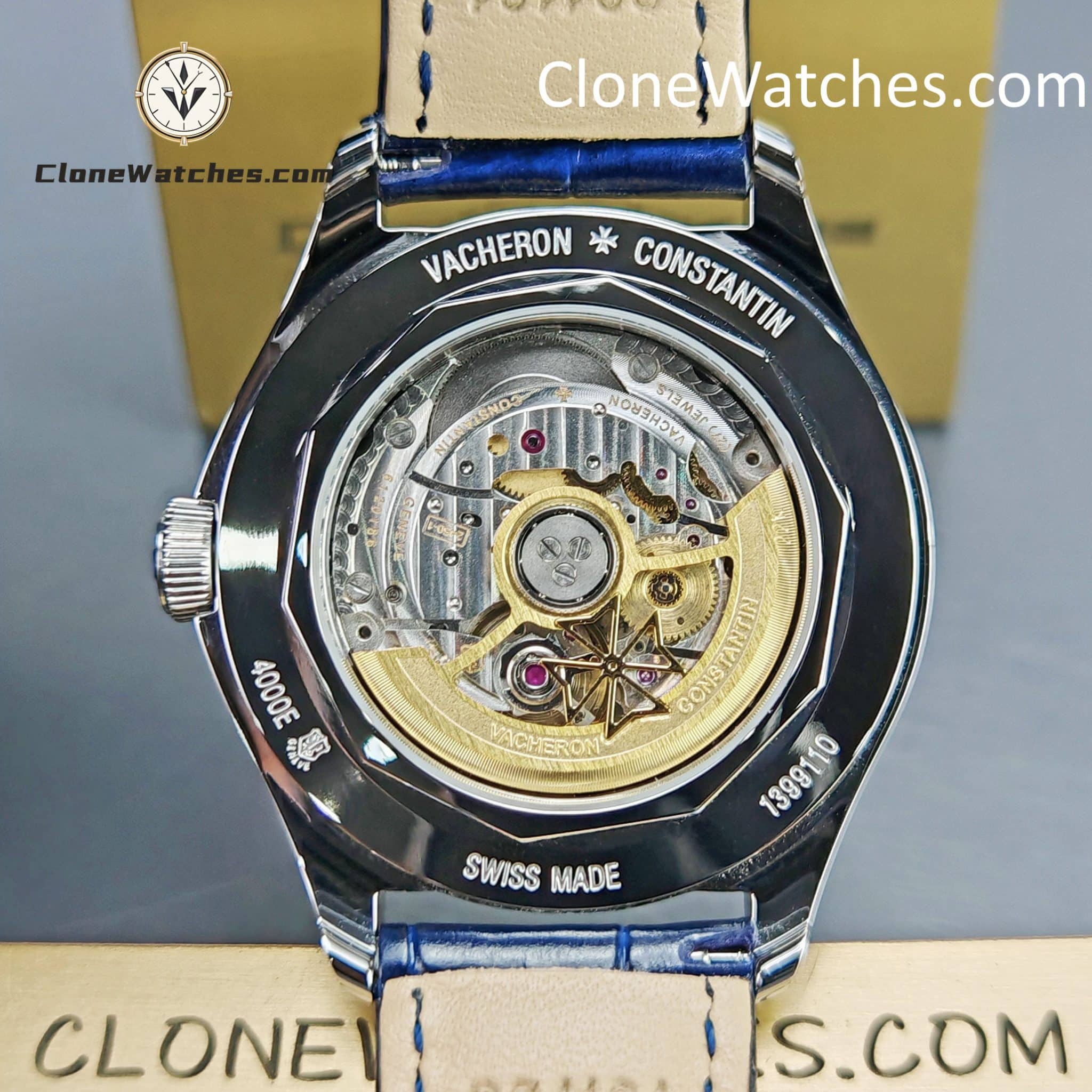 Vacheron Constantin Super Clone Watches 1:1 Fiftysix 4000E/000A-B548 Blue Dial