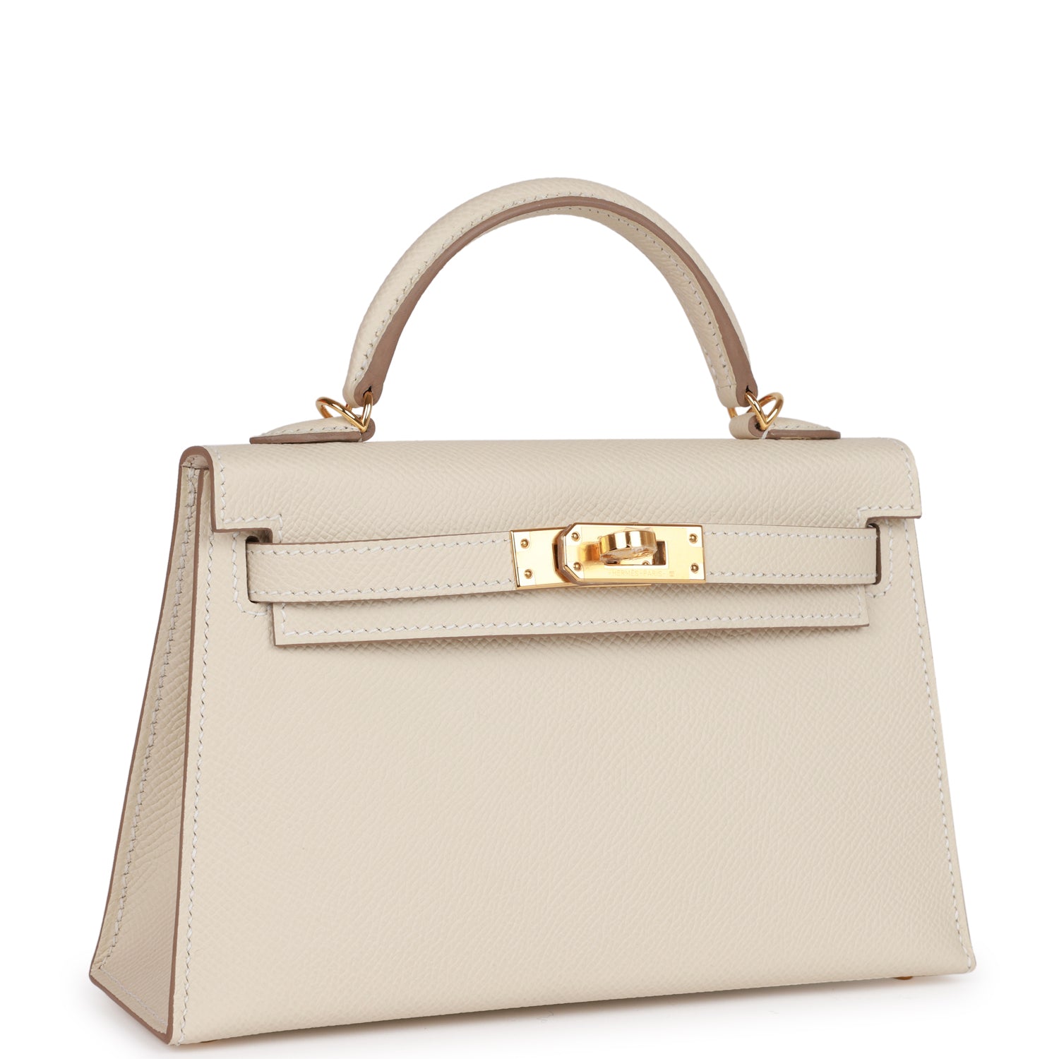 Hermes Kelly Sellier 20 Craie Epsom Gold Hardware