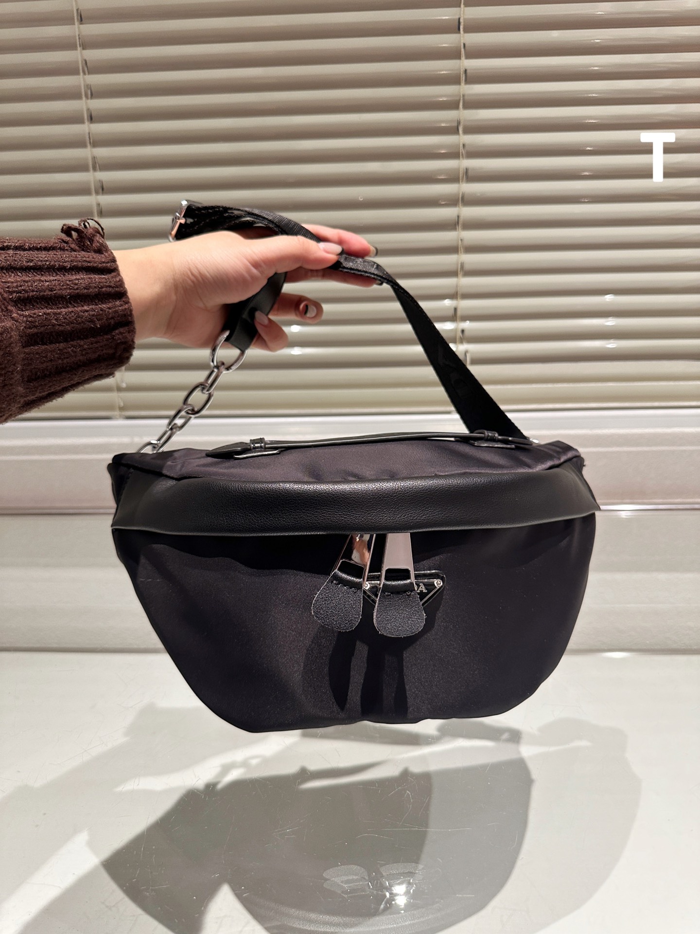 Prada black Fanny pack