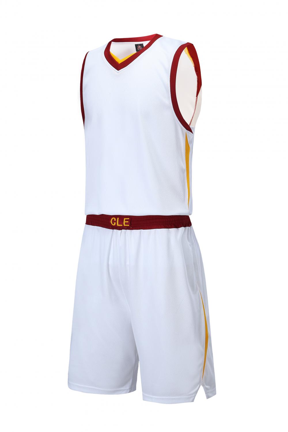 Cavaliers basketball uniform white suit（Customizable name and number）