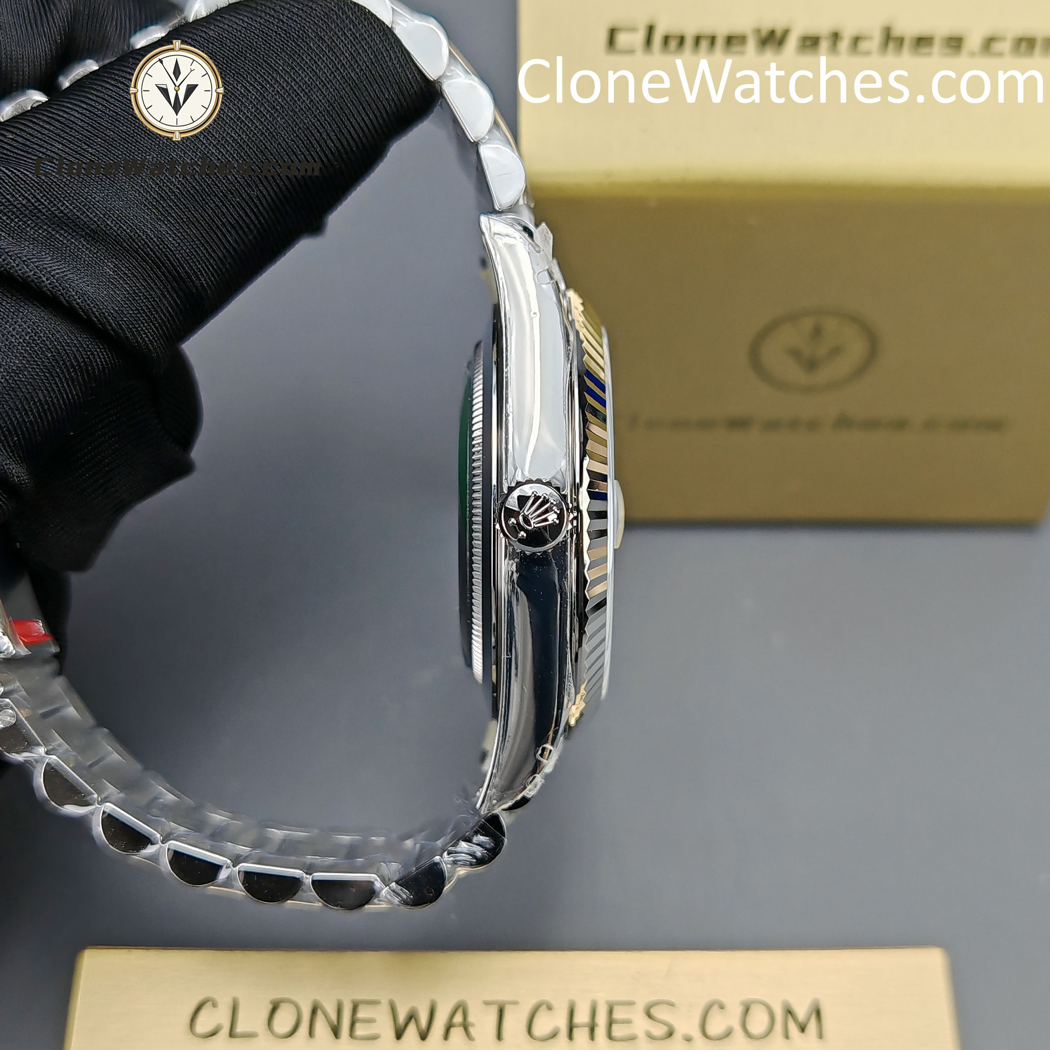Rolex Super Clone Watches 1:1 Day Date Blue Dial 40mm m228239-0007 VSF Version 3255 Movement