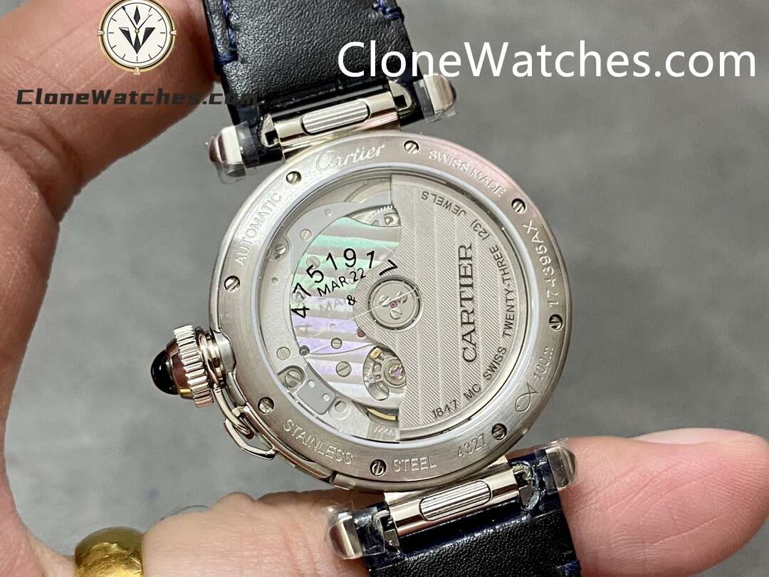 Cartier Super Clone Watches 1:1 Pasha de White Dial 35MM WSPA0012