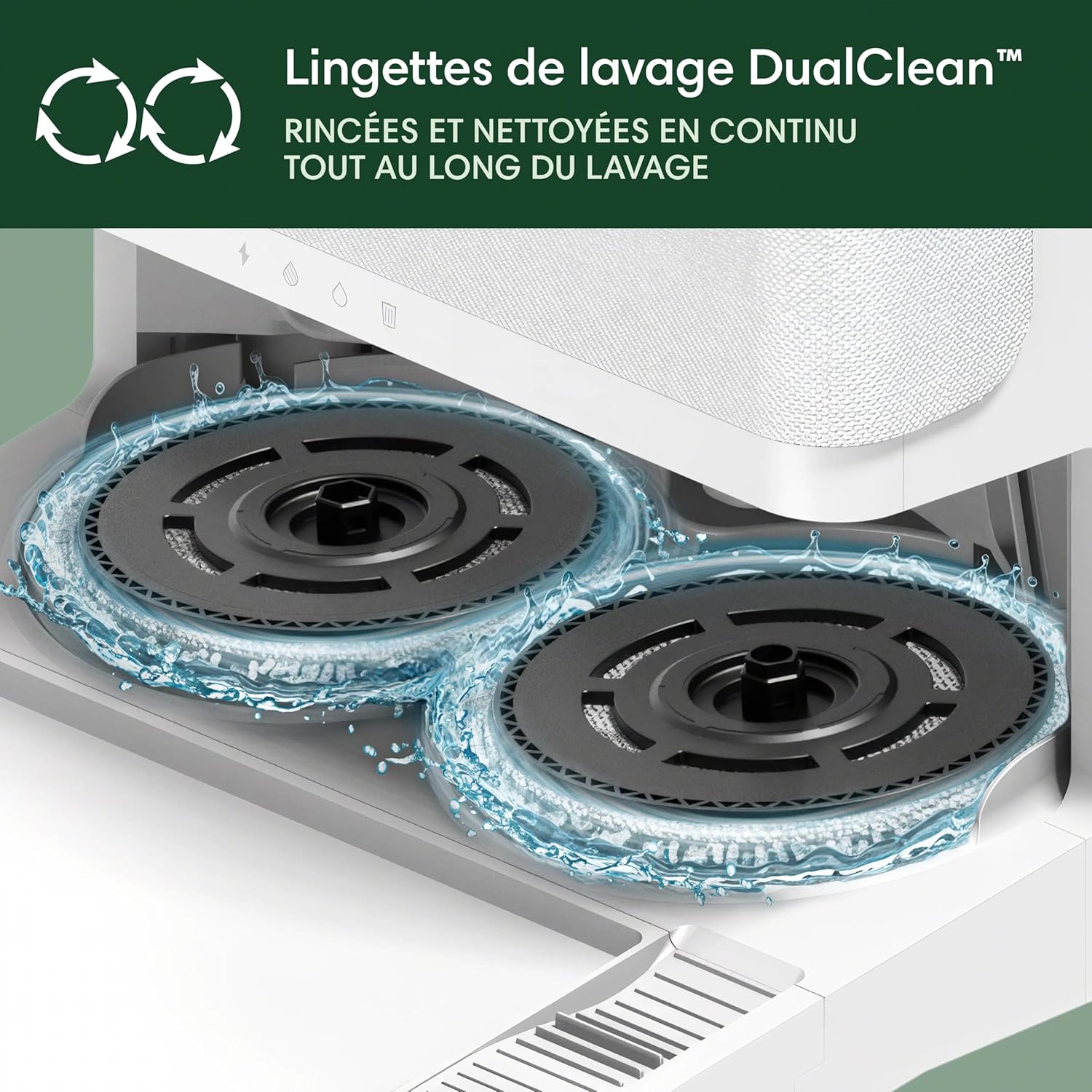 Robot aspirateur laveur base multifonction autovidage 75 jours LiDAR