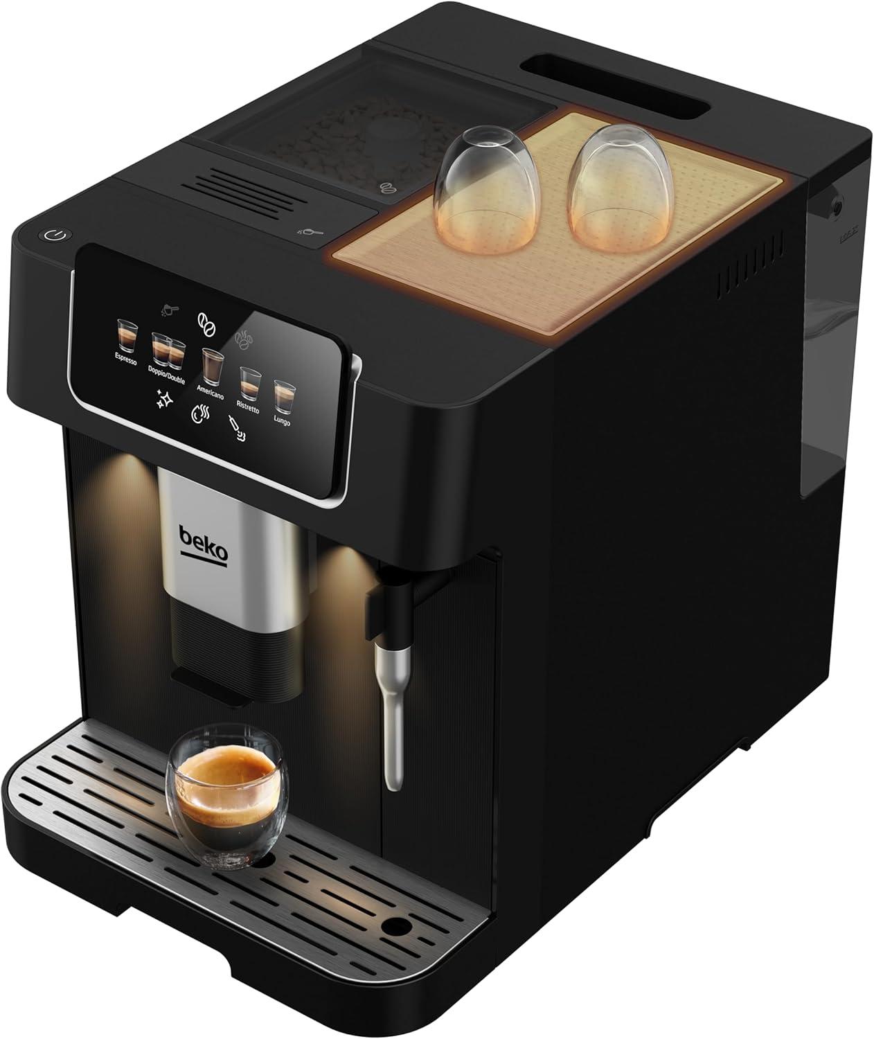 Machine expresso automatique café grains ou moulu noir