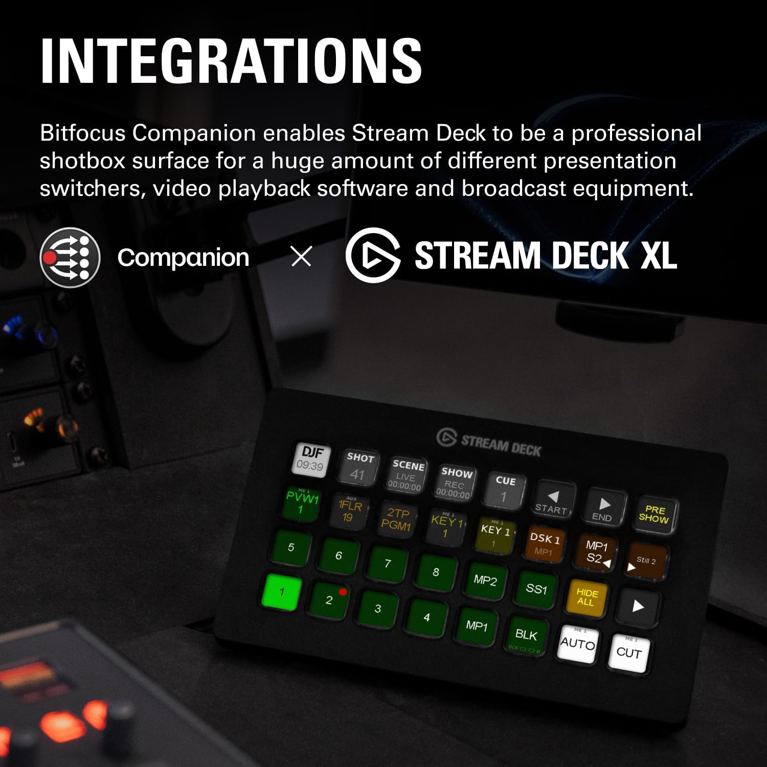 Contrôleur studio 32 touches macro compatible OBS Twitch YouTube
