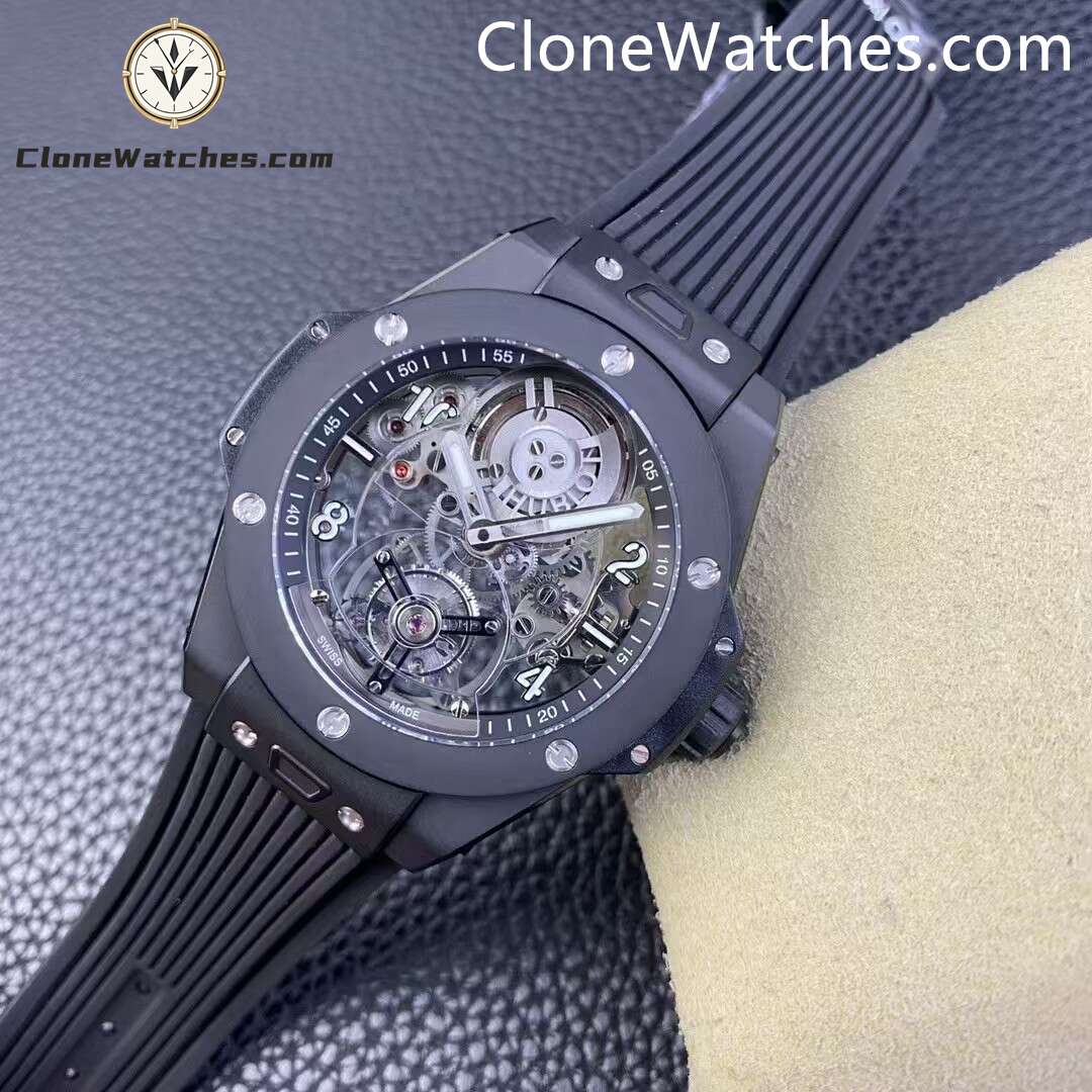 Hublot Super Clone Watches 1:1 Big Bang Tourbillon Automatic Black Magic 419.CI.0170.RX