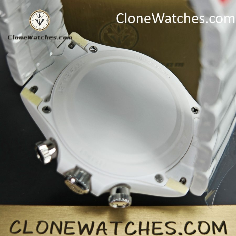 Modified Super Clone Watches 1:1 AET Rolex Daytona Full Ceramic Abu Dhabi 4130 Movement