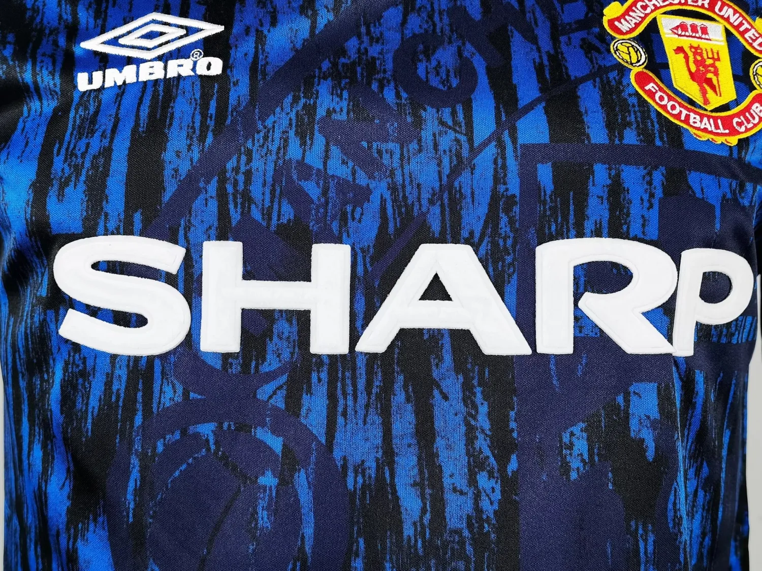 1992/1993 Manchester United Away Long Sleeve Retro Jersey - Fans Edition