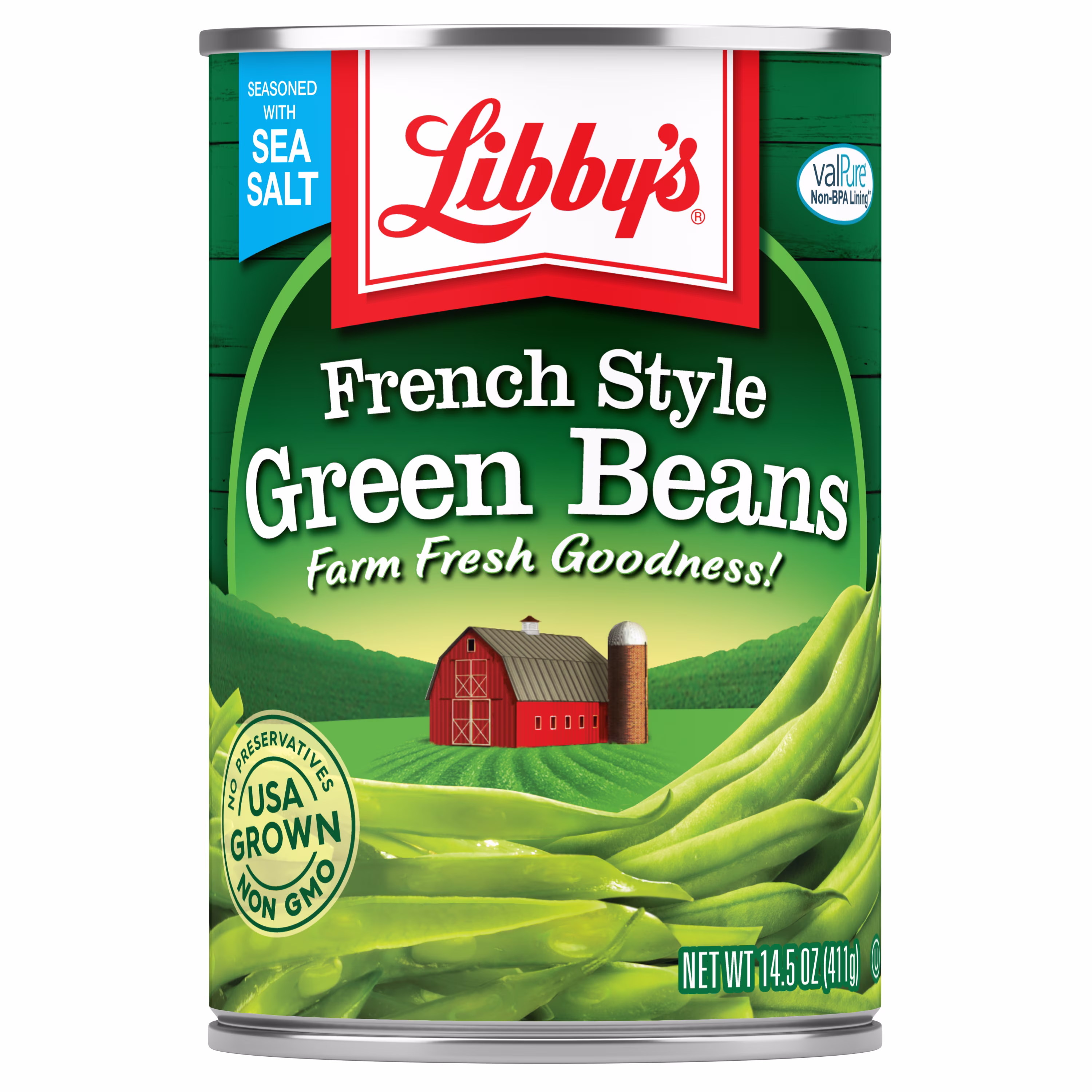 (24 pack) Libby's Canned French Style Green Beans, 14.5 oz