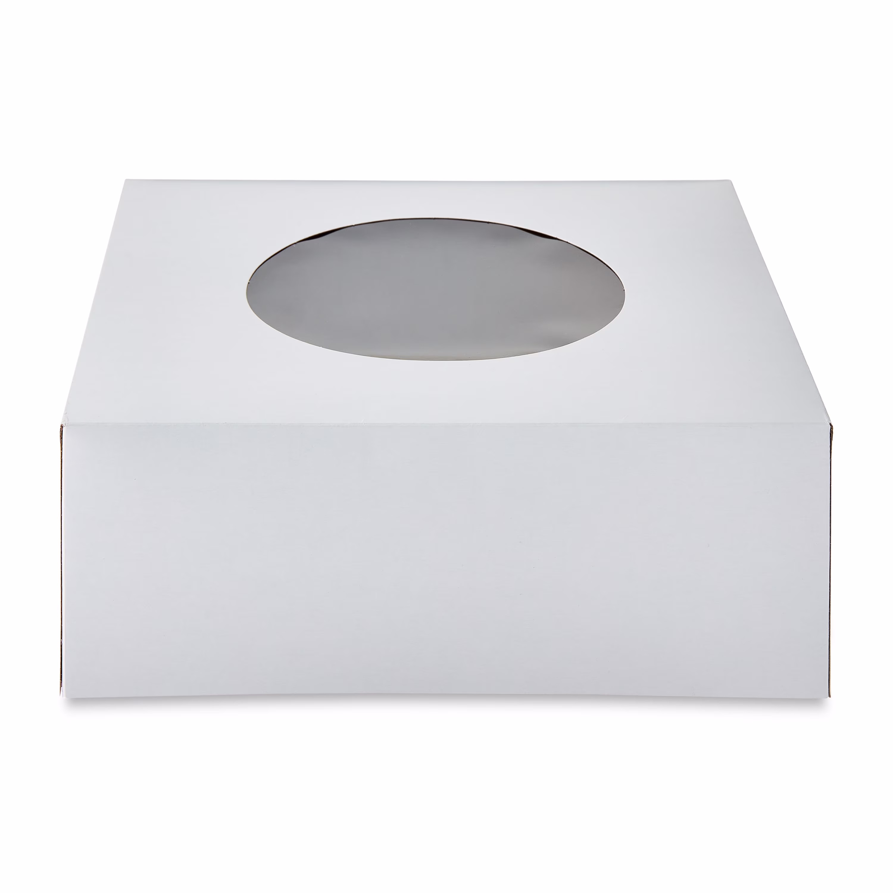 (3 pack) Way To Celebrate Pie Box with Window, White, 9 in x 9 in x 3.5 in, 1 Count