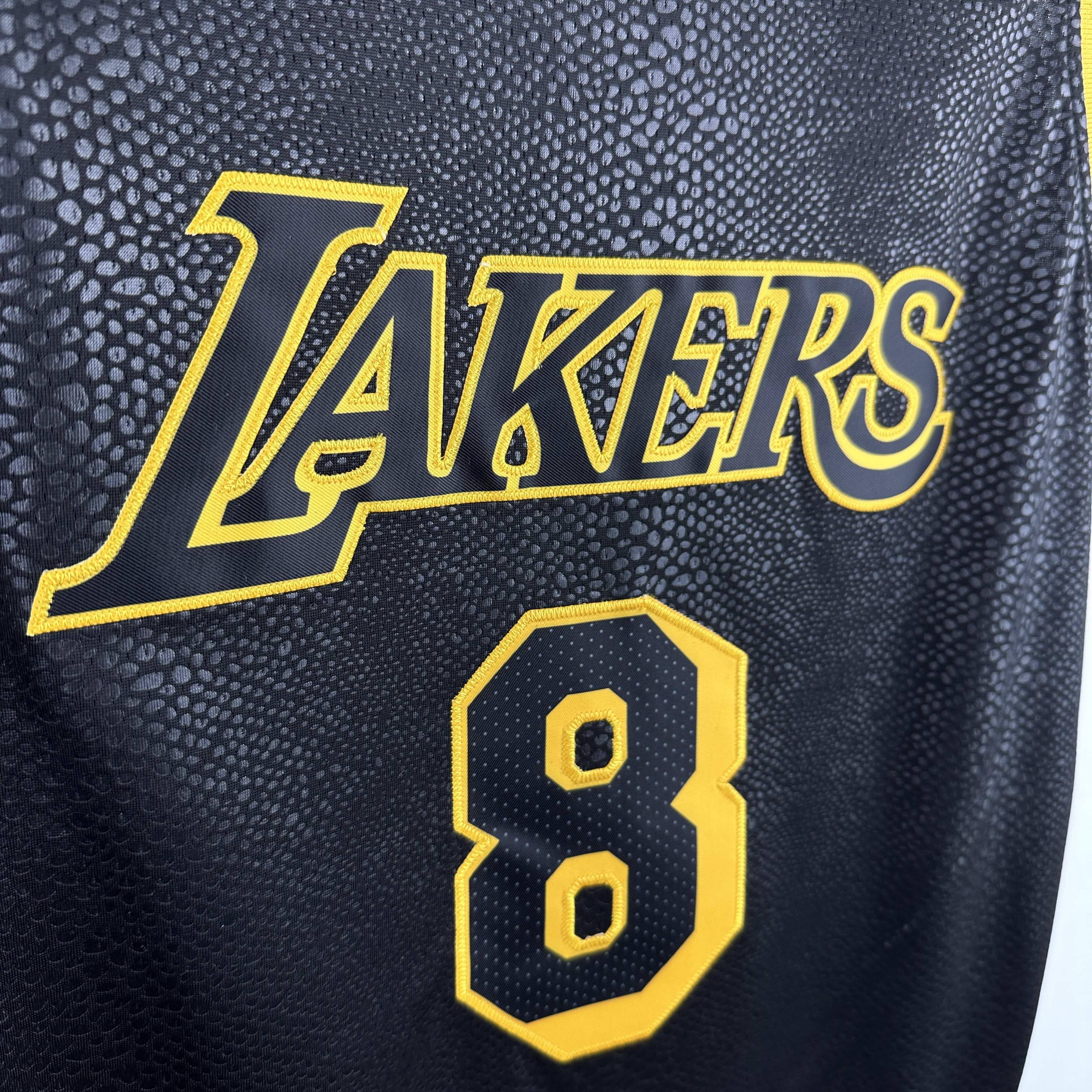 Embroidery Lakers Snake pattern Front 8 Back 24 Kobe