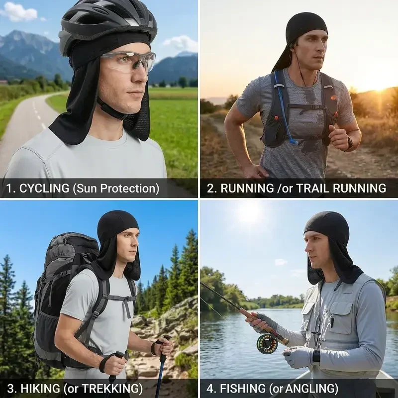 3-pack Cooling Skull Cap Elastic Hard Hat