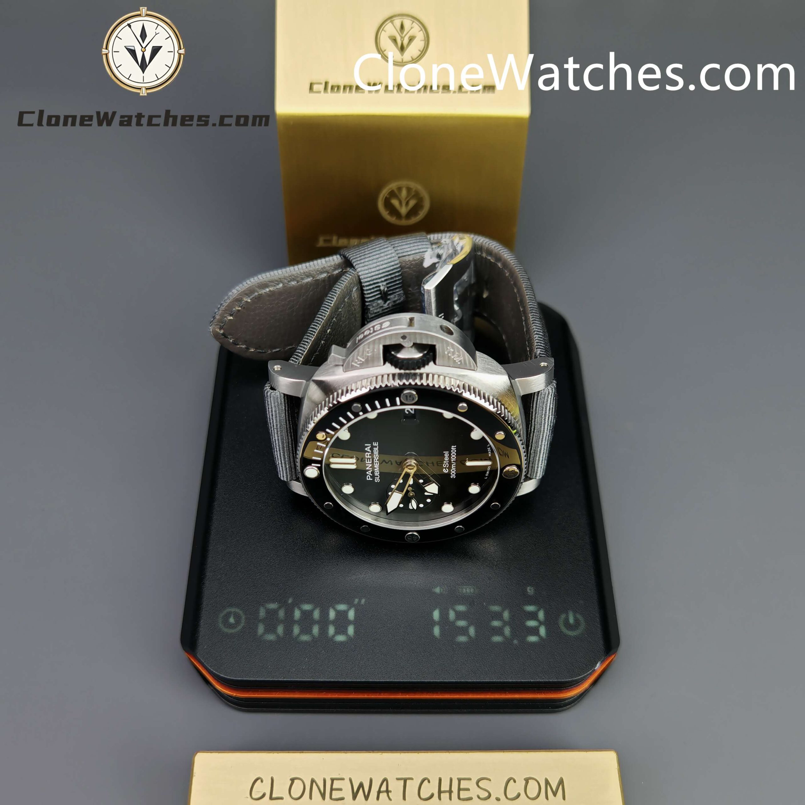 Panerai Super Clone Watches 1:1 Submersible QuarantaQuattro Grigio Roccia PAM01288