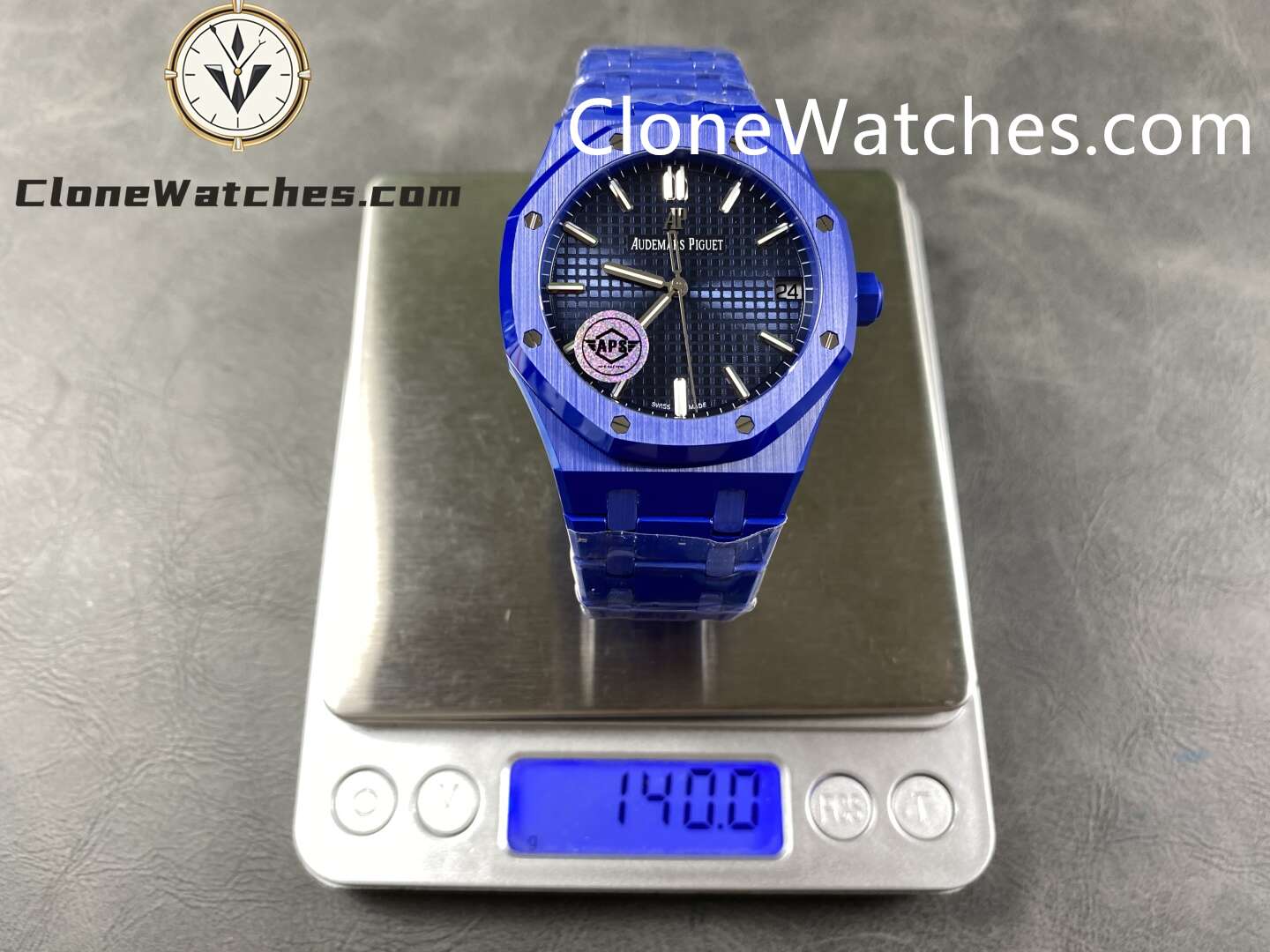 Audemars Piguet Super Clone Watches 1:1 Royal Oak Blue Ceramic 15500 Blue dial