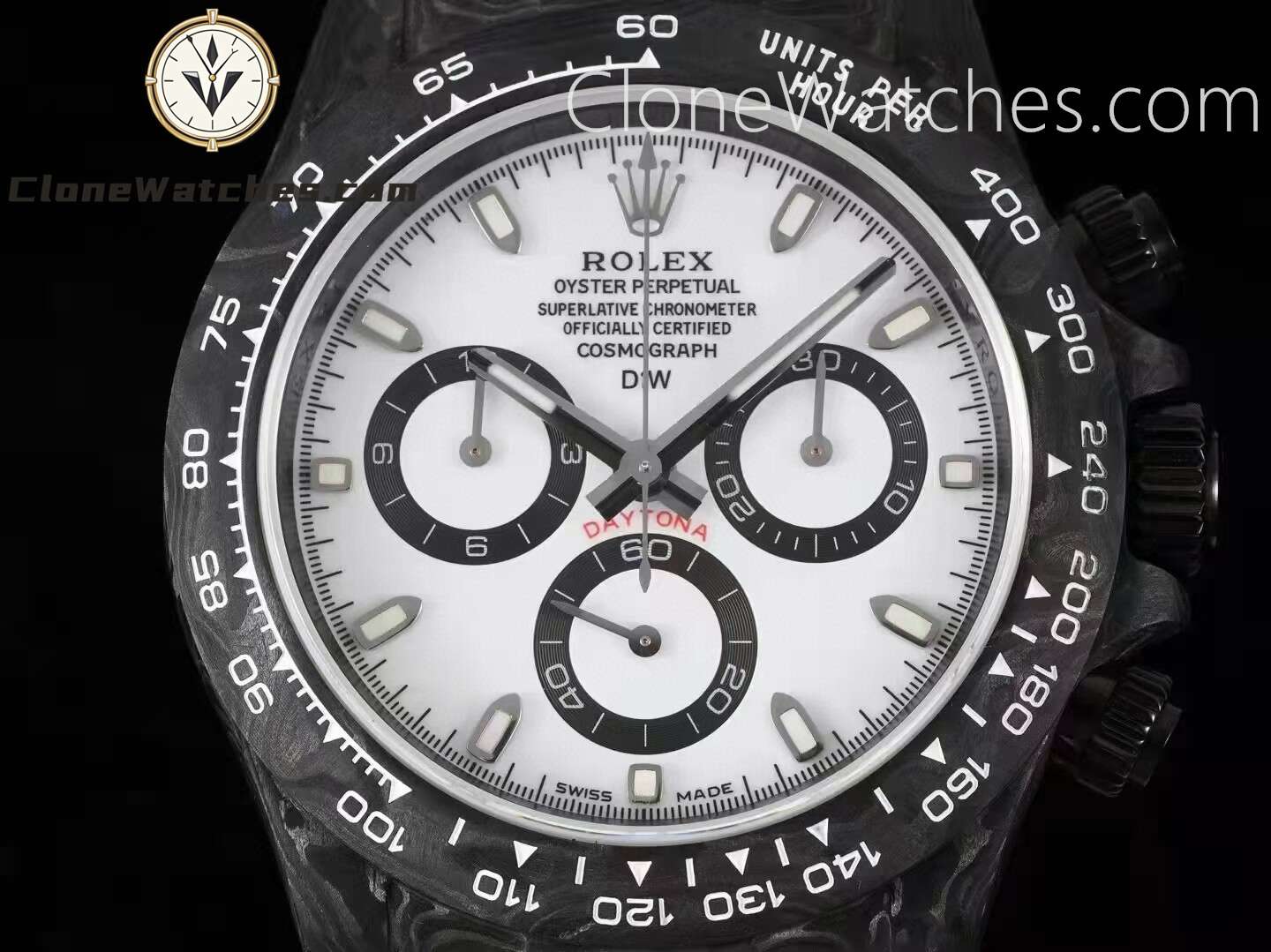 Modified Super Clone Watches 1:1 DiW Rolex Daytona IRBIS Quartz Fiber