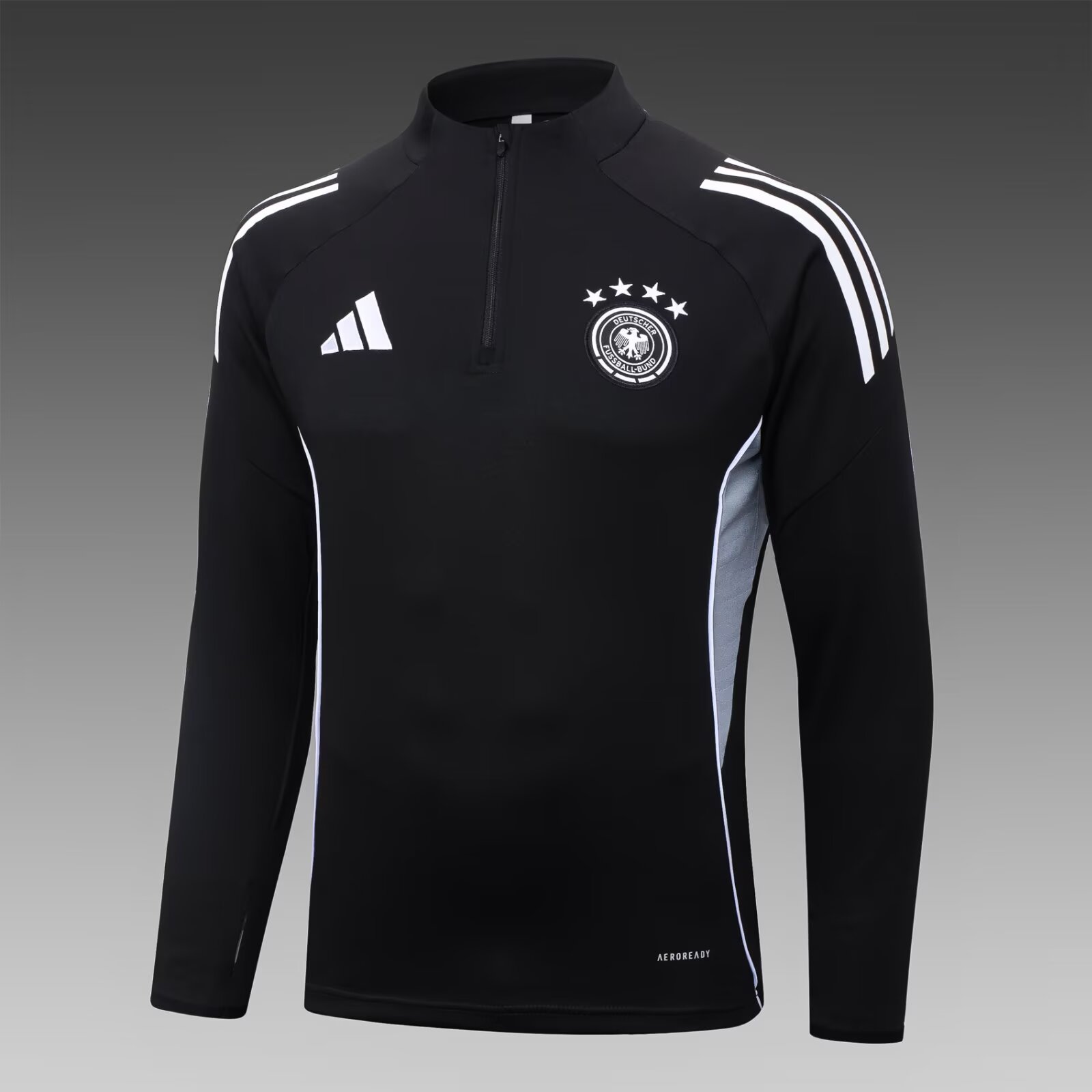 2025/26 Germany black half-zip training jersey