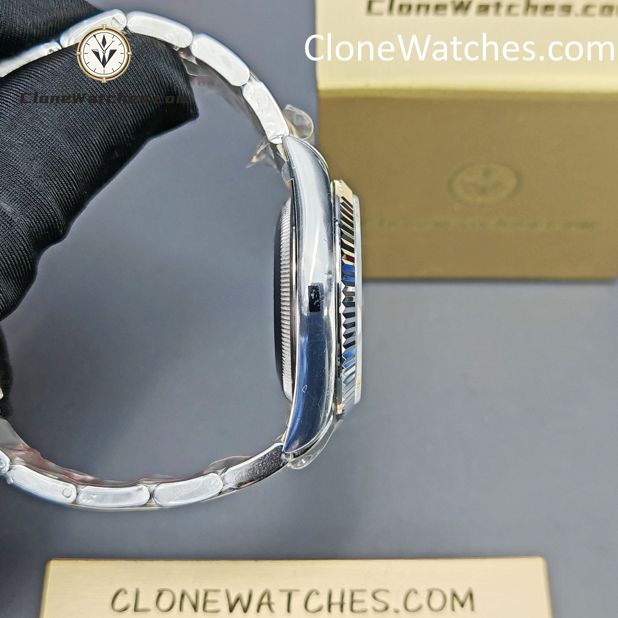 Rolex Super Clone Watches 1:1 DateJust Black Diamond Dial m126234-0028 Oyster 36MM 3235 Movement