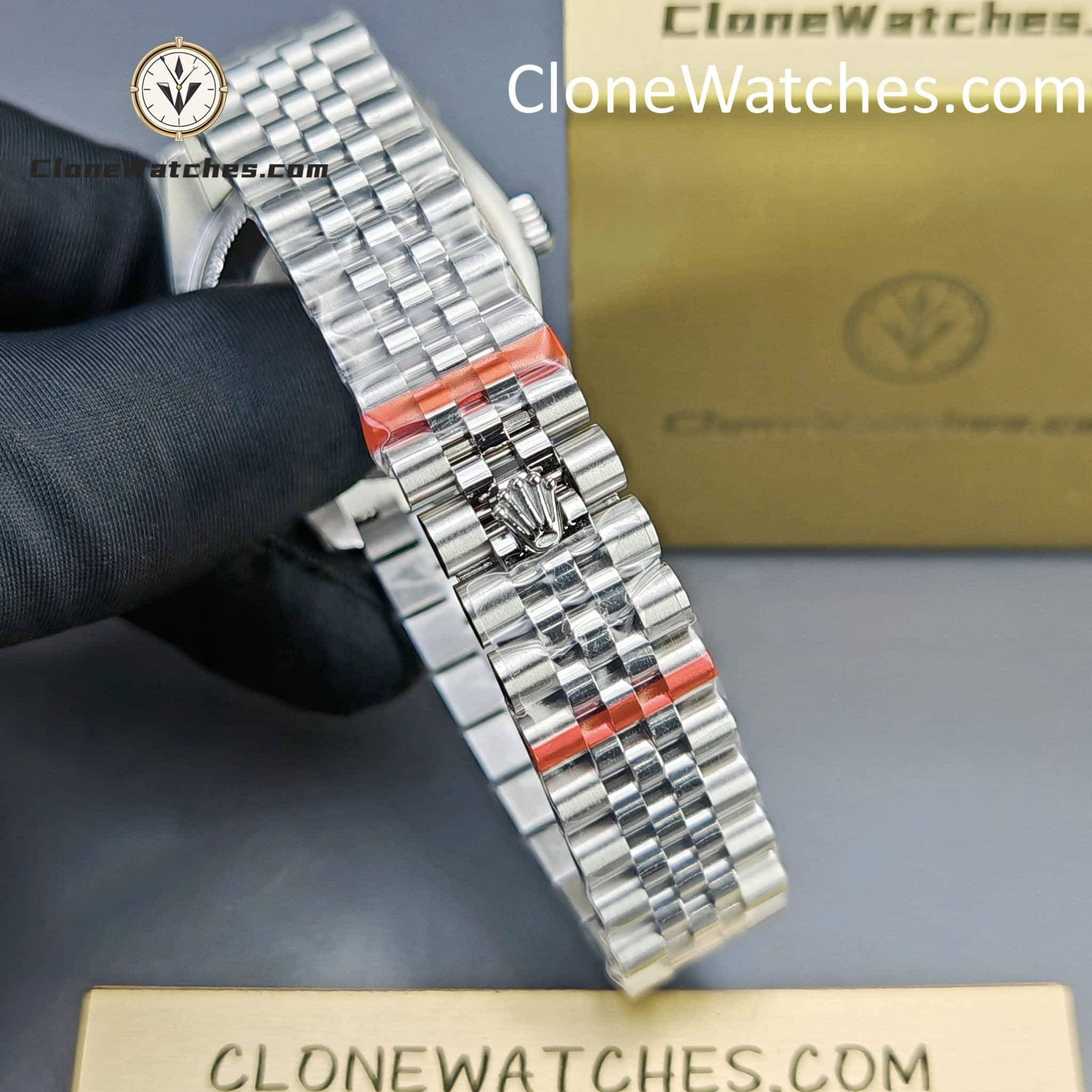 Rolex Super Clone Watches 1:1 DateJust m278384rbr-0010 Jubilee 31MM 2236 Movement