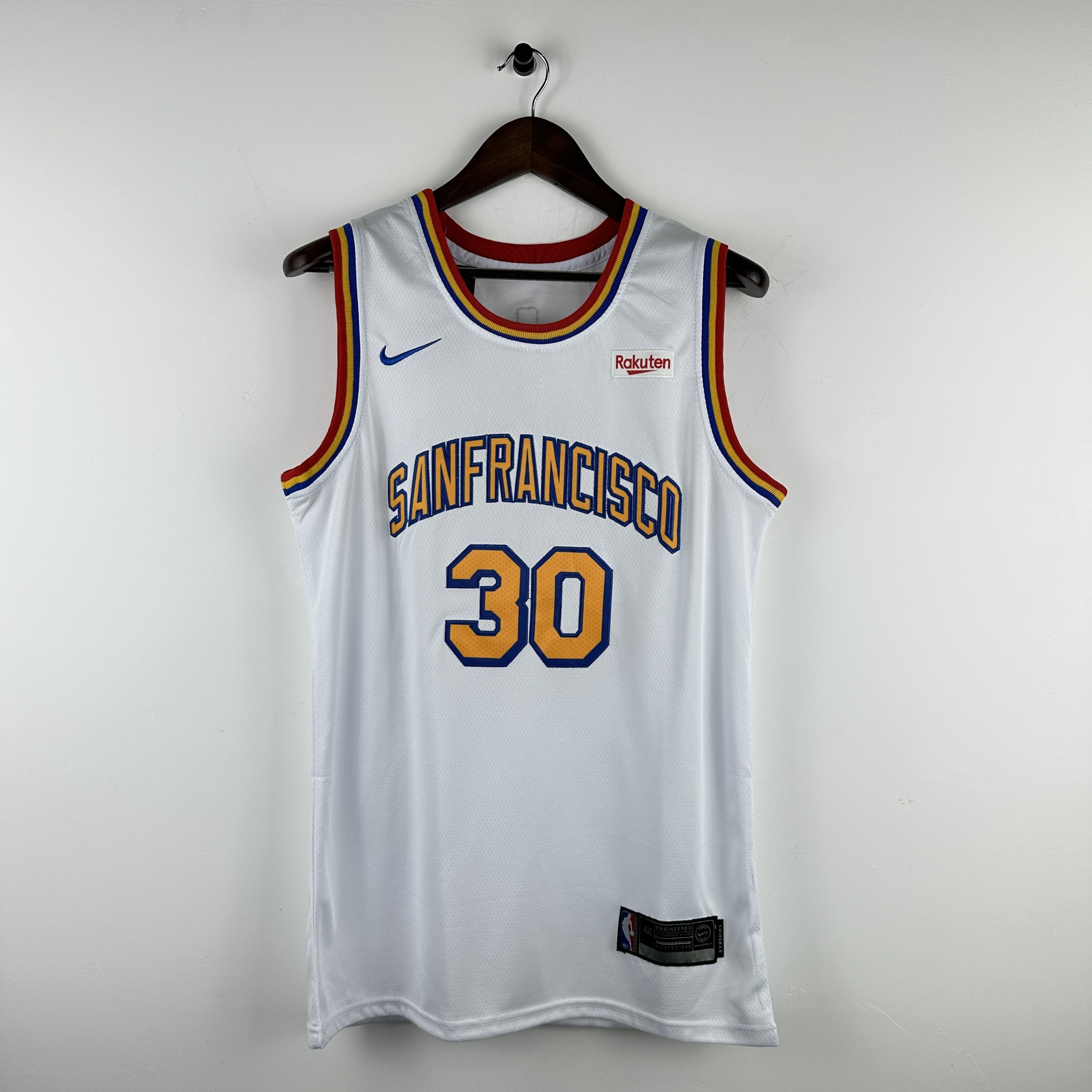 Embroidered Warriors San Francisco No. 30 Curry