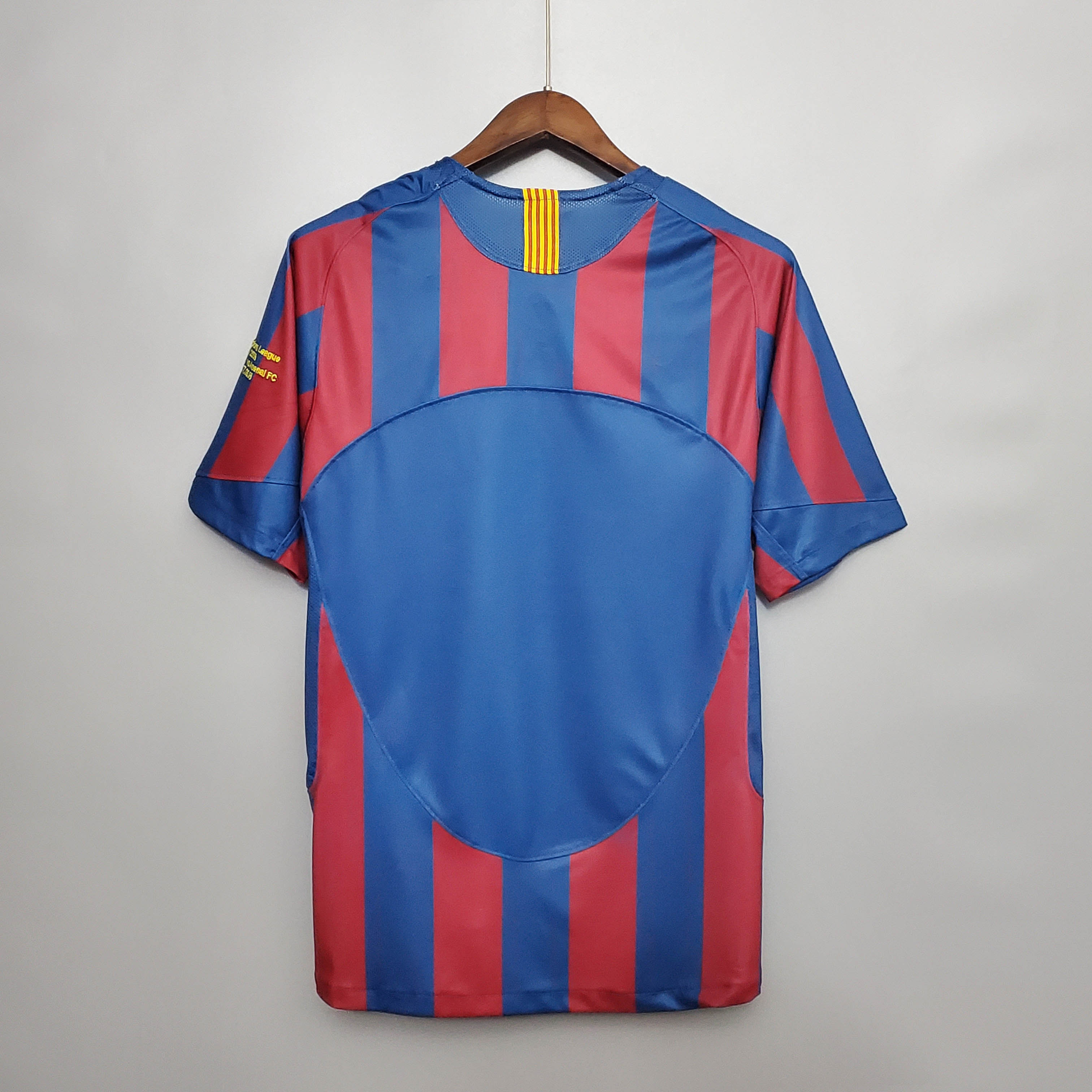 2005/06 Barcelona Retro Home Jersey Champions League Edition - Fans Edition