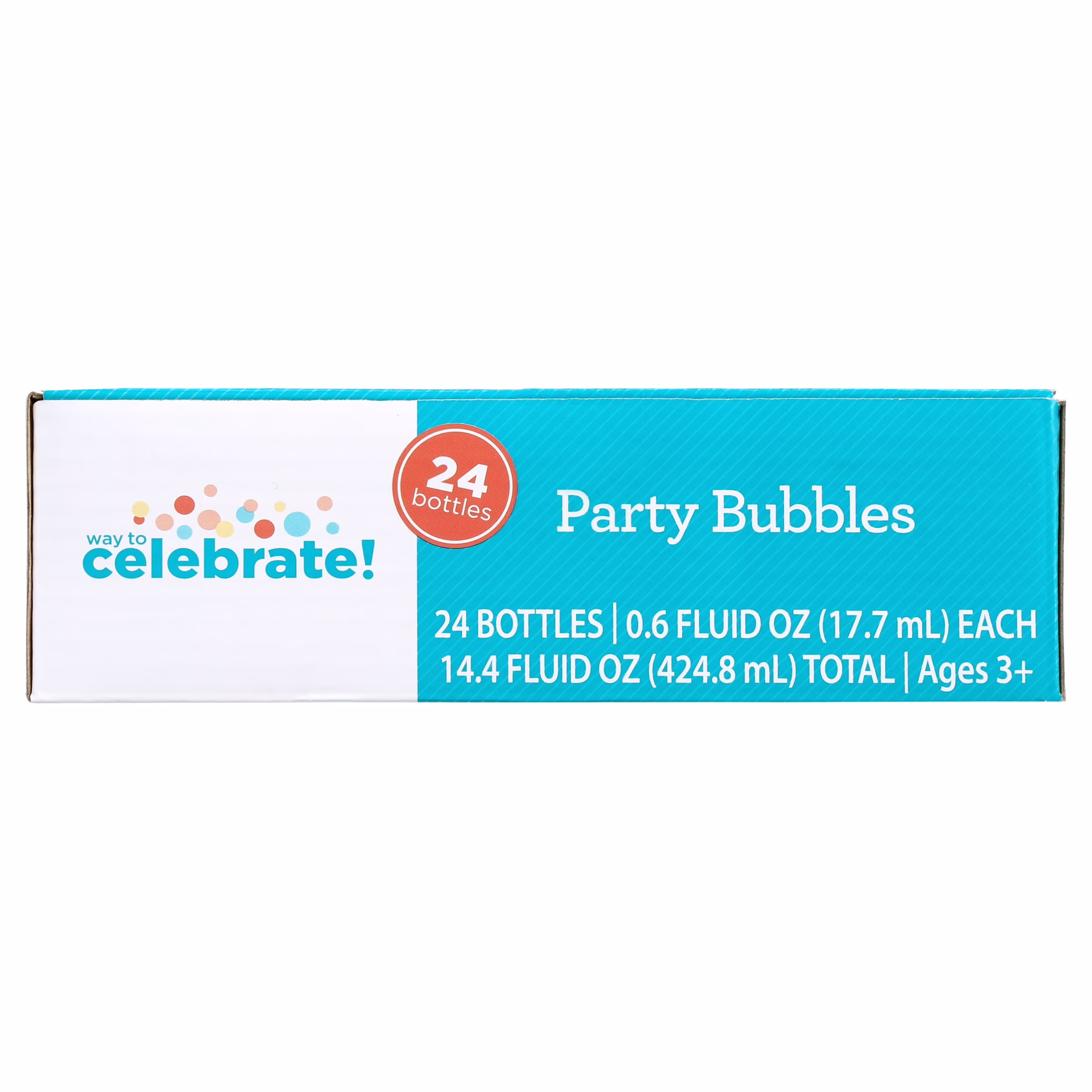 Party Bubbles, 0.6 oz, 24 Count, by Way To Celebrate