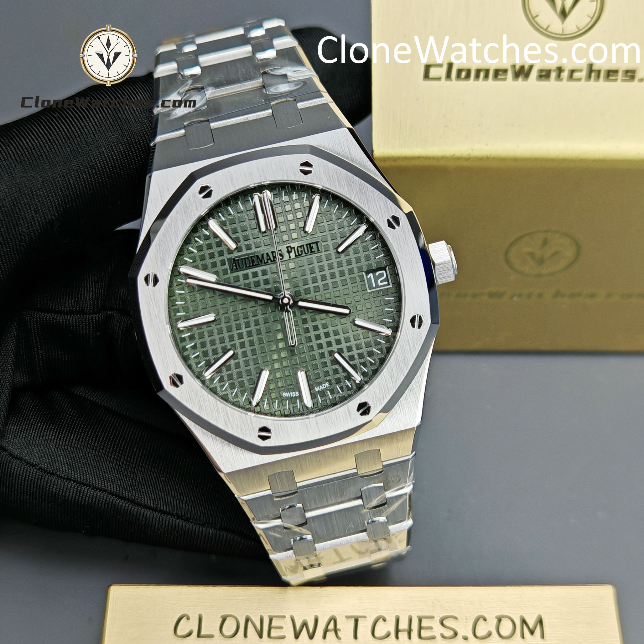Audemars Piguet Super Clone Watches 1:1 Royal Oak 15510 Green Dial 41MM Selfwinding