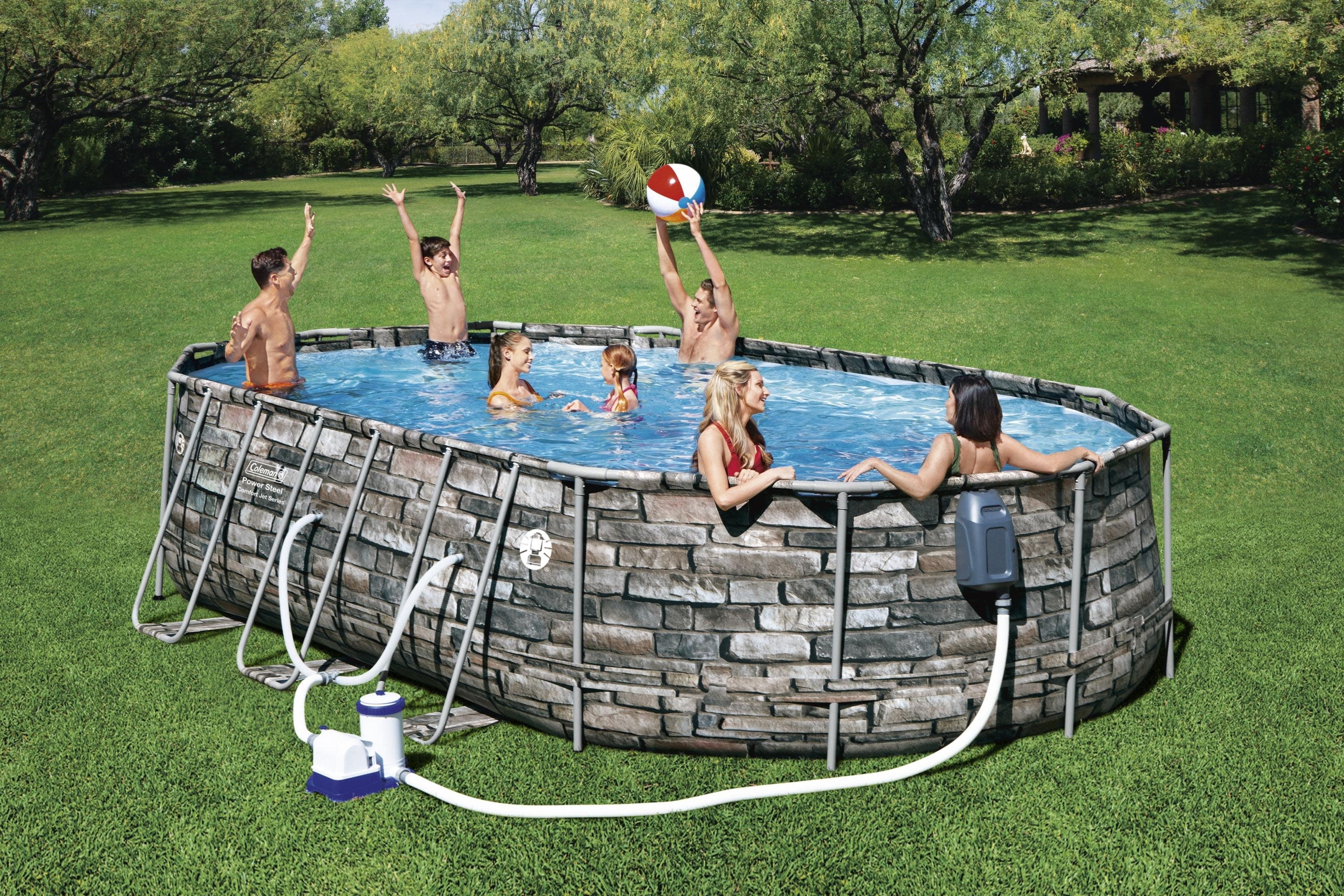 Coleman 20' Power Steel Comfort Jet Oval 48