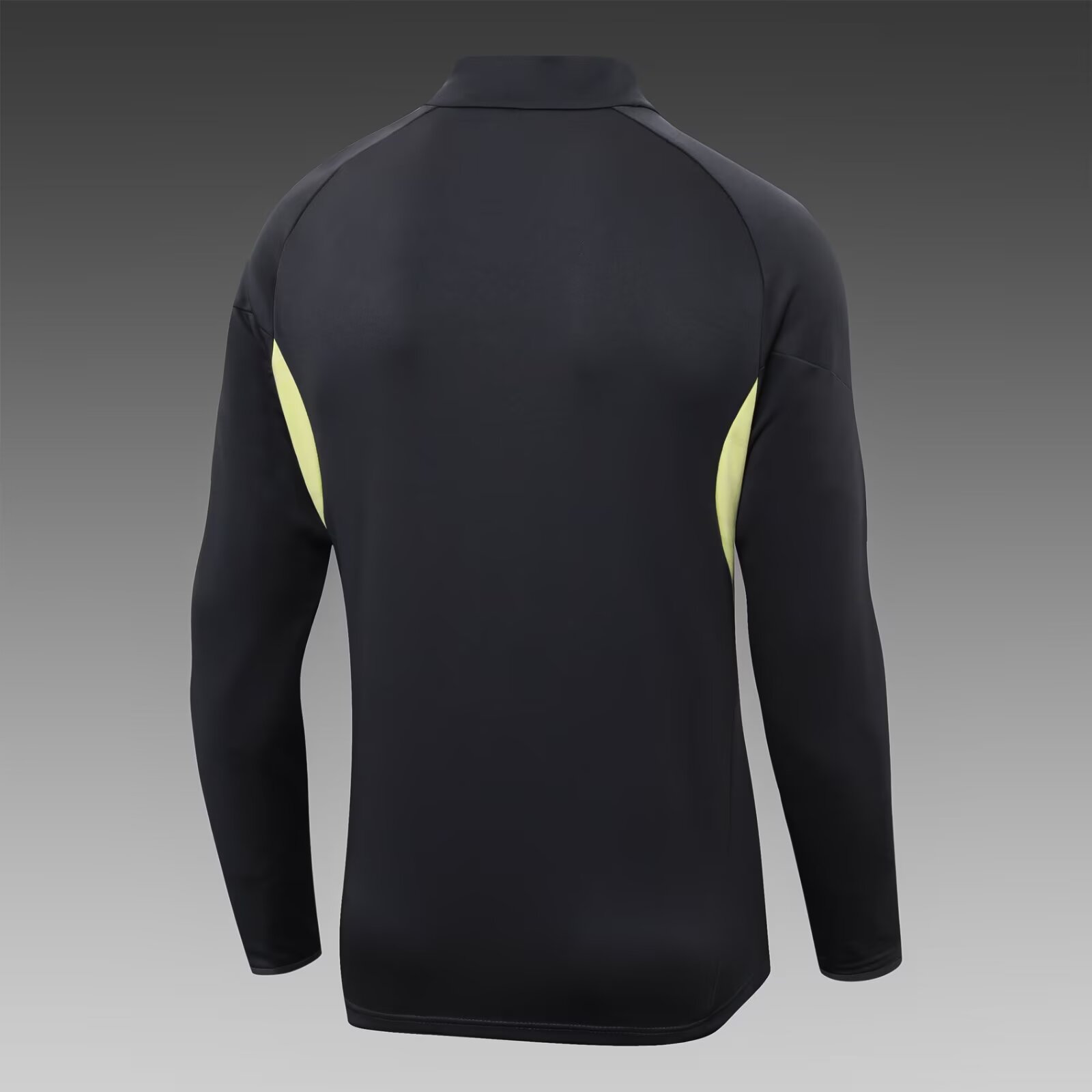 2025/26 Real Madrid dark grey half-zip training jersey