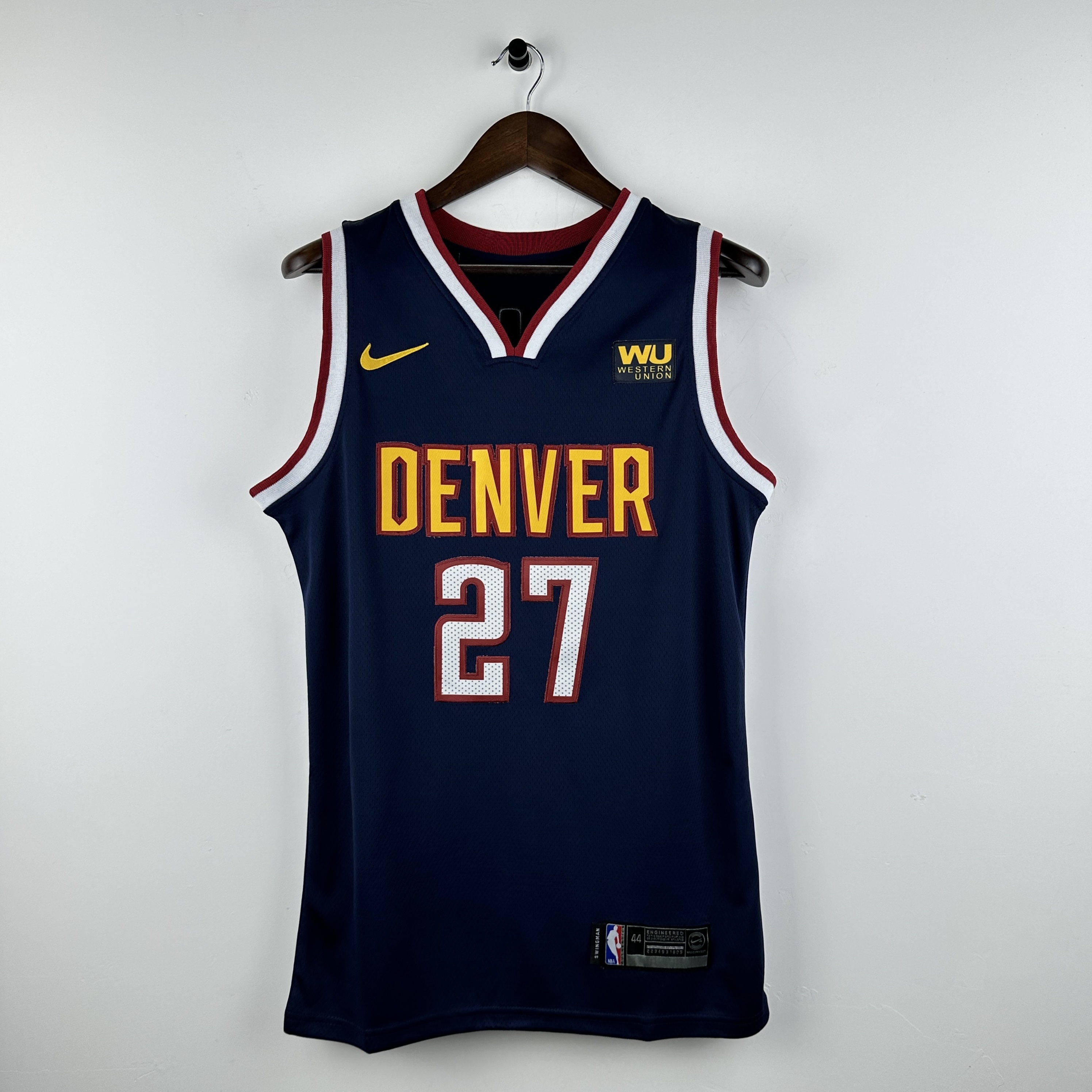 Embroidered Nuggets Navy Blue No. 27 Murray