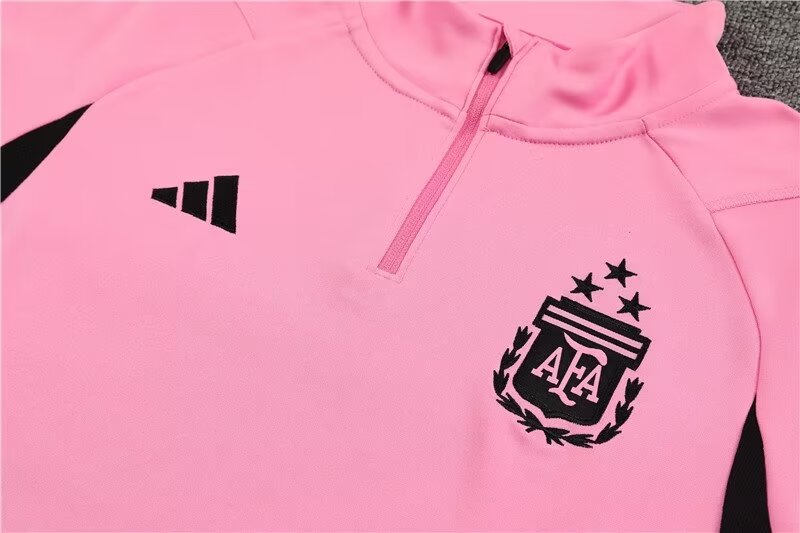 2023/2024 Argentina Half-length Training Wear Pink Jersey Set