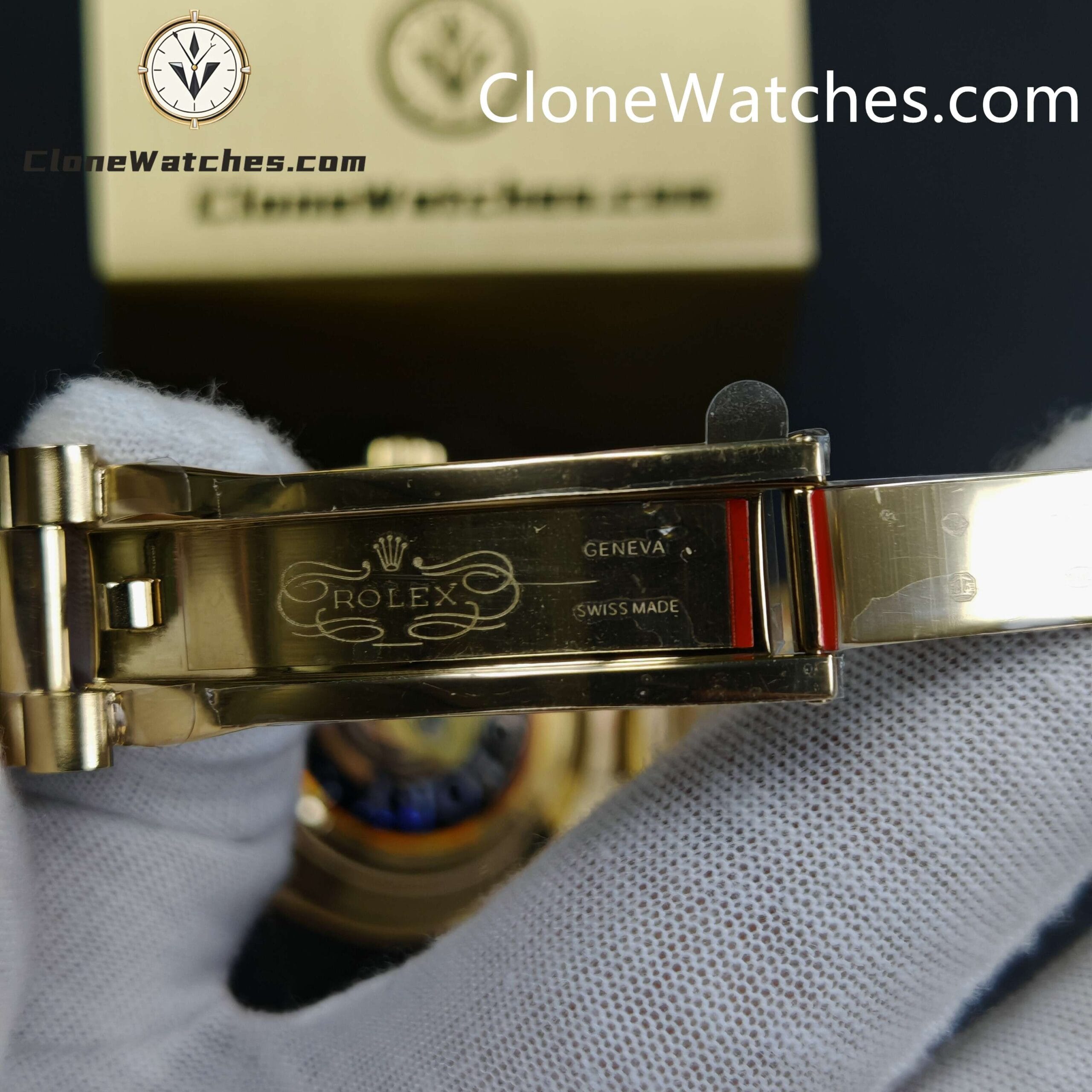 Rolex Super Clone Watches 1:1 Day Date 18K Gold Silver Dial 40mm m228238-0002 3255 Movement