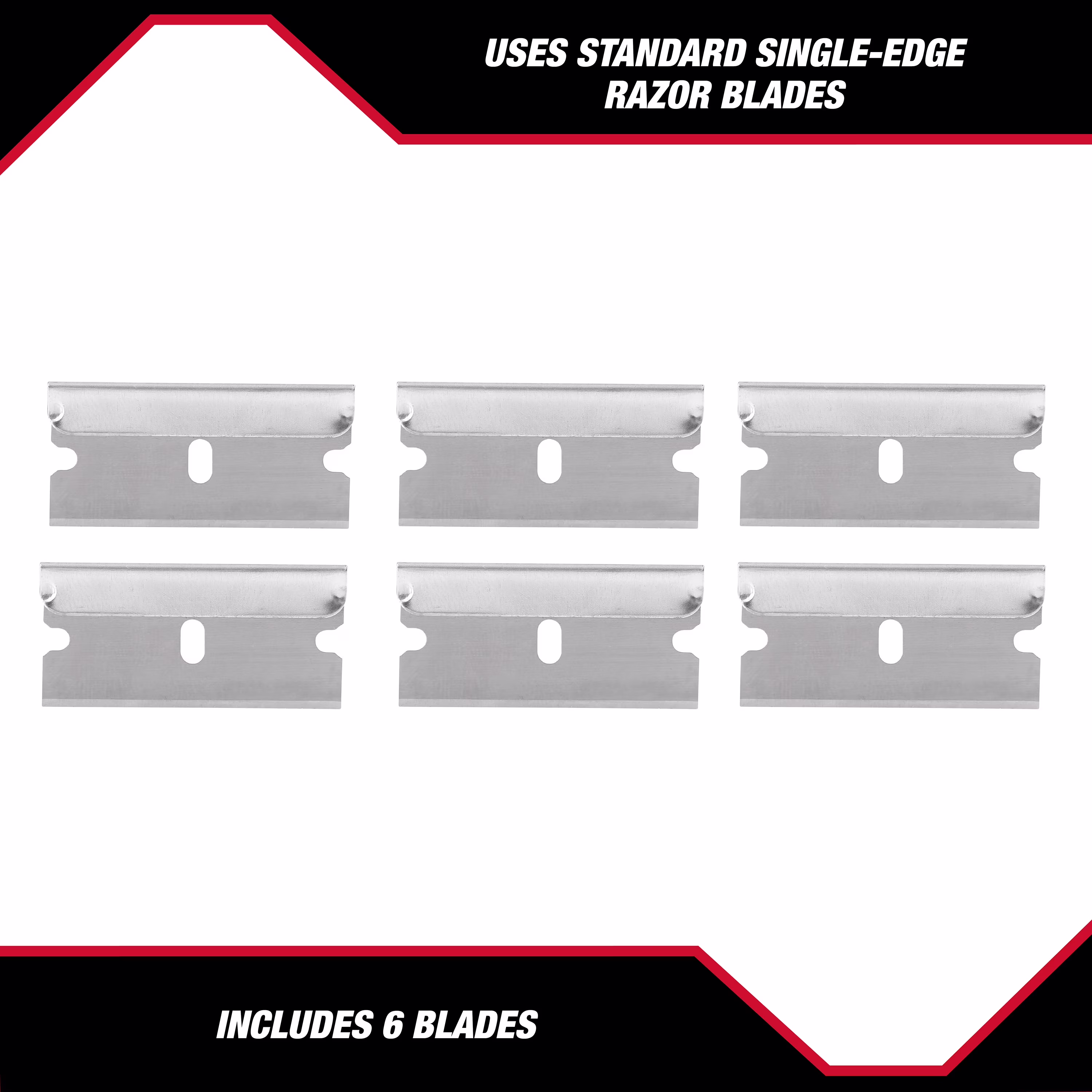 (2 pack) Hyper Tough Aluminum Retractable Box Cutter with 6 Blades