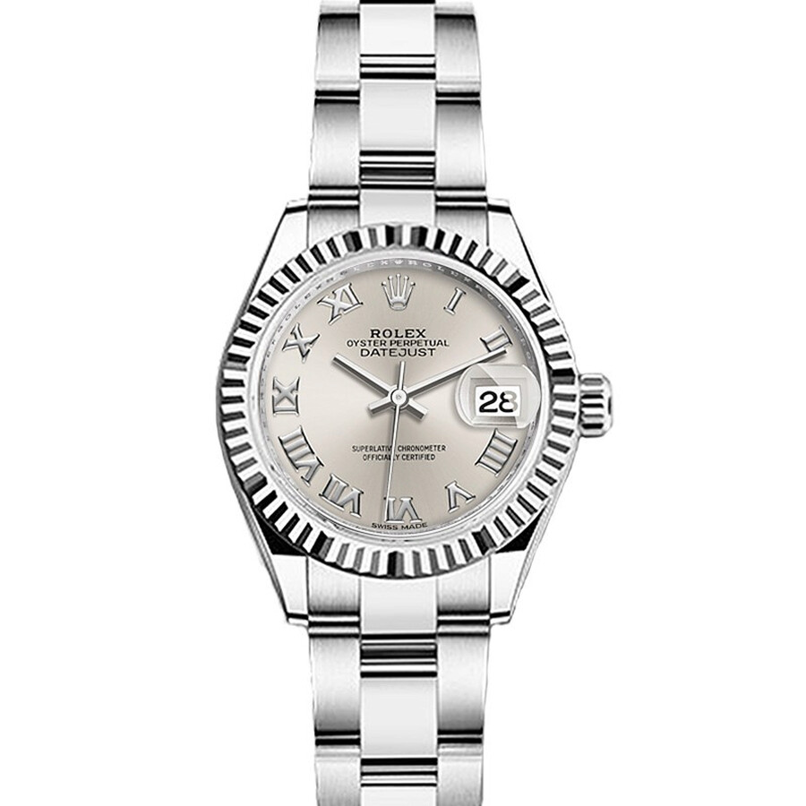 Rolex Lady Datejust Automatic Silver Dial Ladies Oyster Watch 279174SRO（Lifetime free warranty+90-days replacement service & Refund!.）