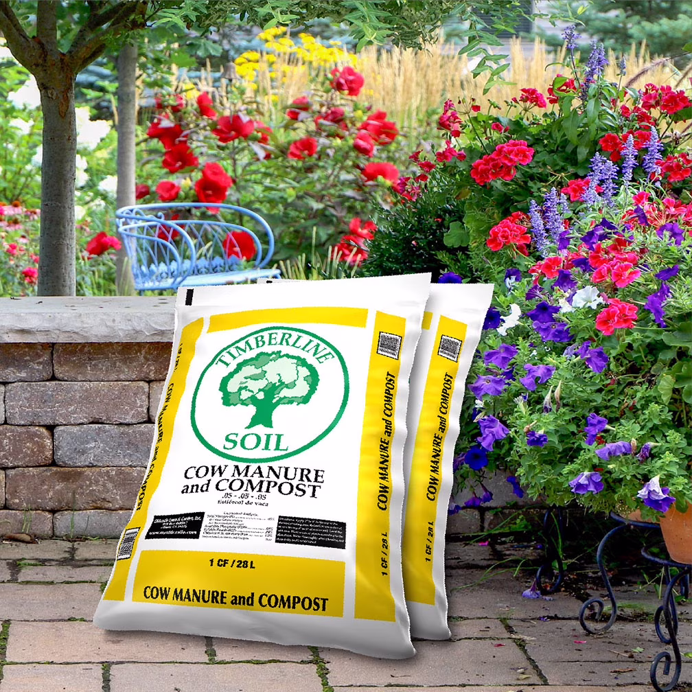 Timberline Cow Manure & Compost Soil, 40lb.